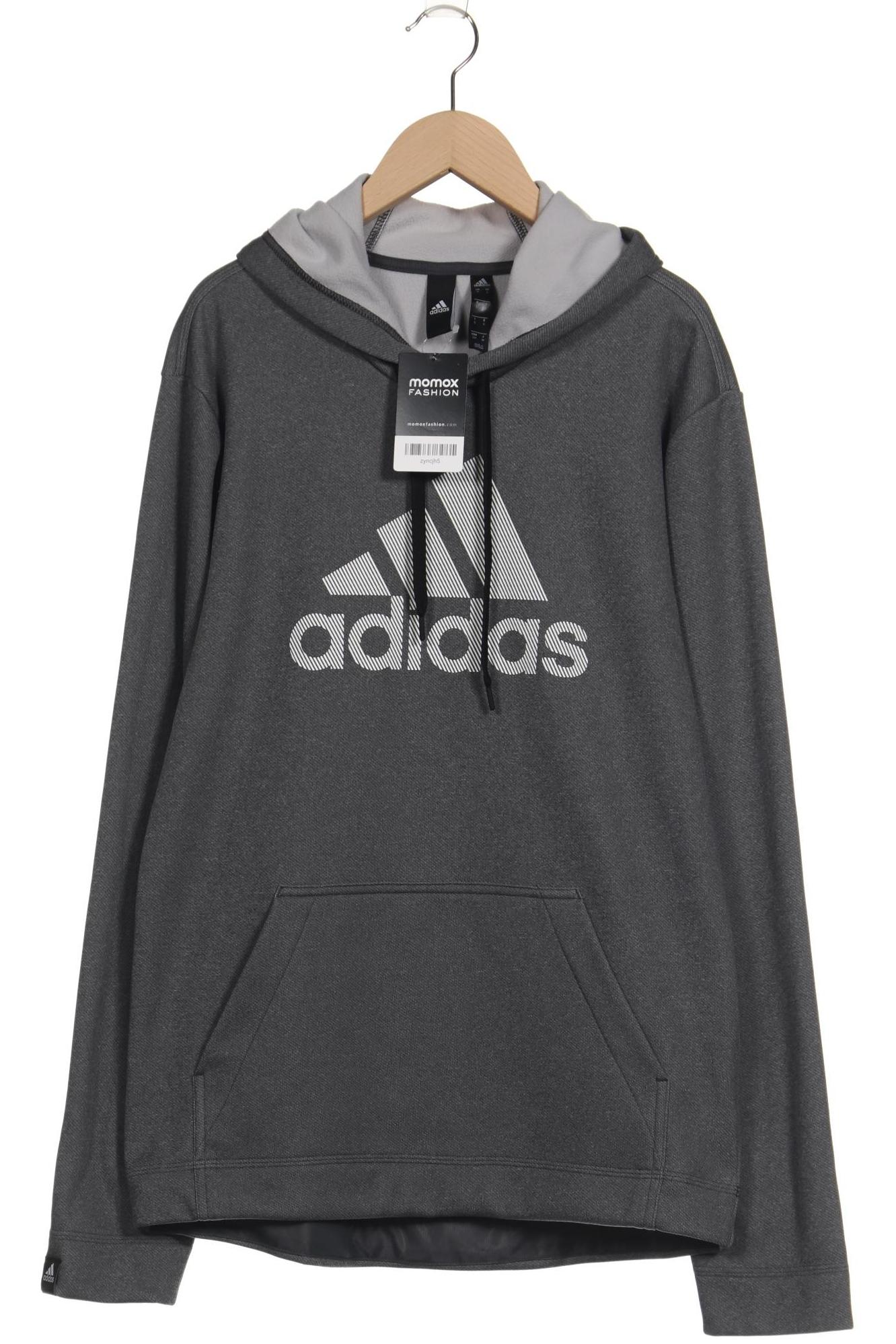 

adidas Herren Kapuzenpullover, grau, Gr. 46