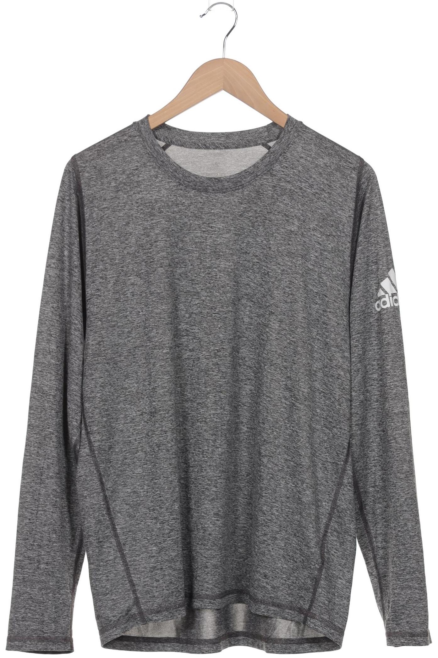 

adidas Herren Langarmshirt, grau, Gr. 52