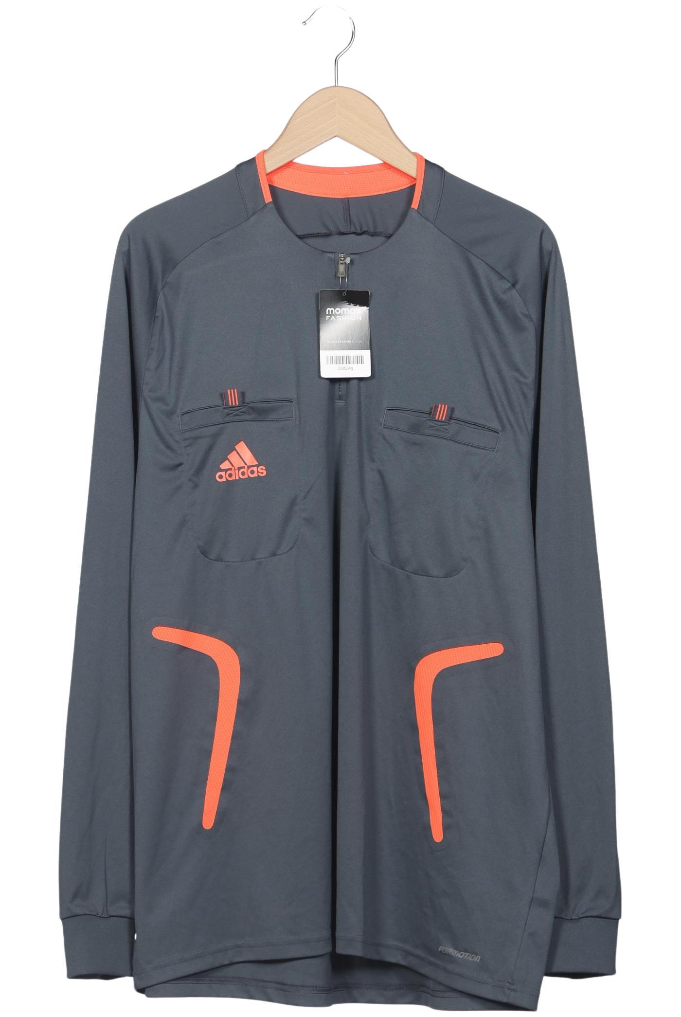 

adidas Herren Langarmshirt, grau, Gr. 54