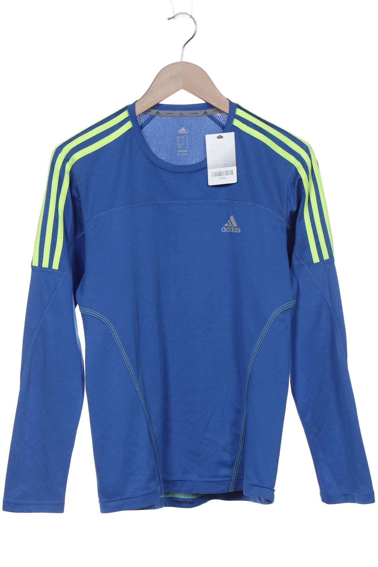 

adidas Herren Langarmshirt, blau, Gr. 46