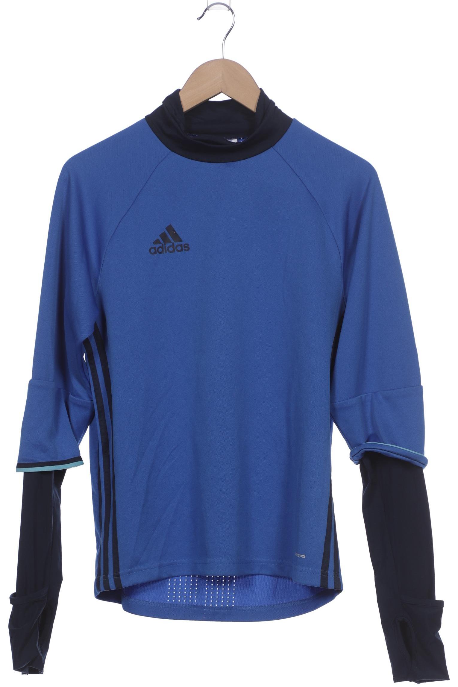 

adidas Herren Langarmshirt, blau, Gr. 46
