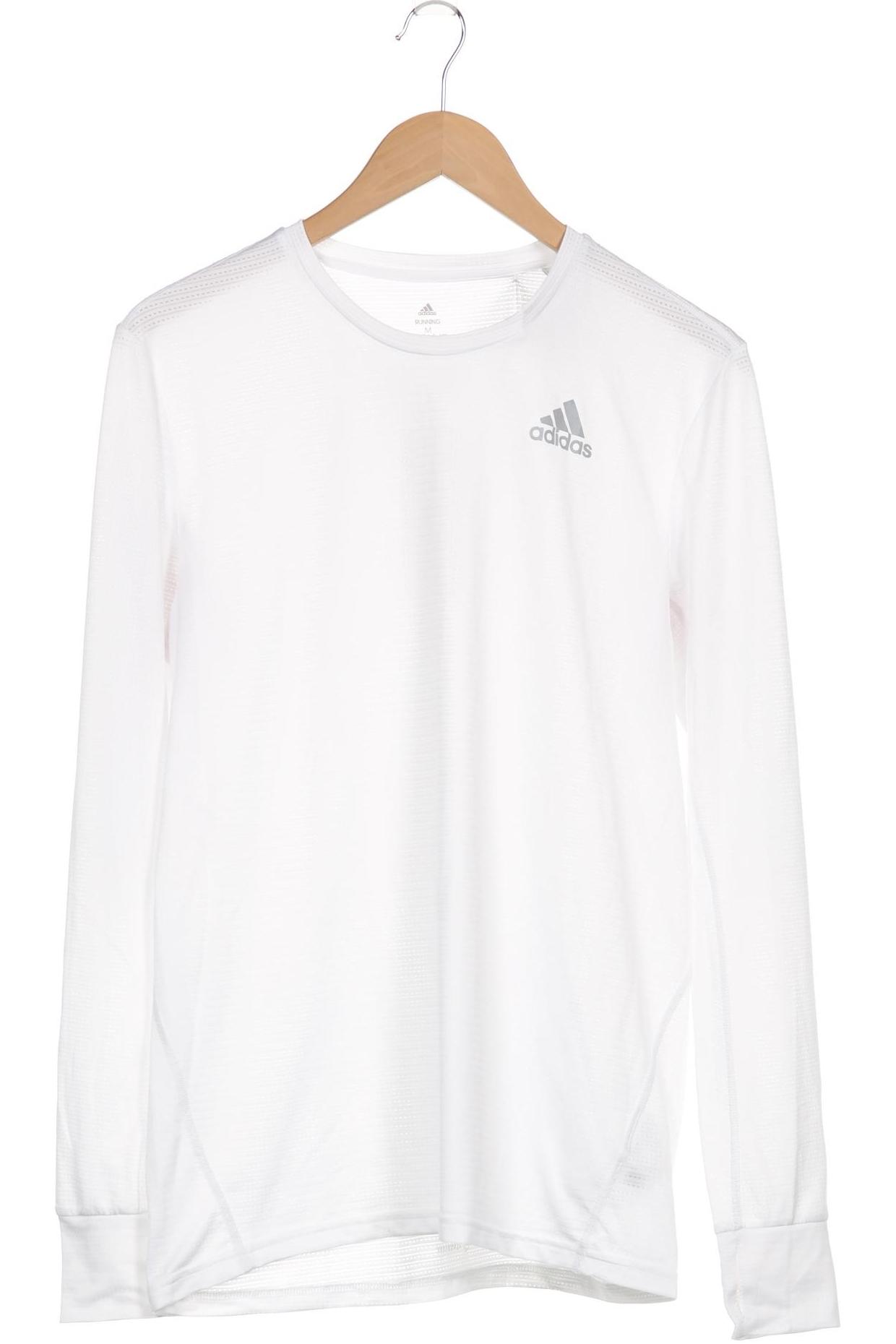 

adidas Herren Langarmshirt, weiß, Gr. 48