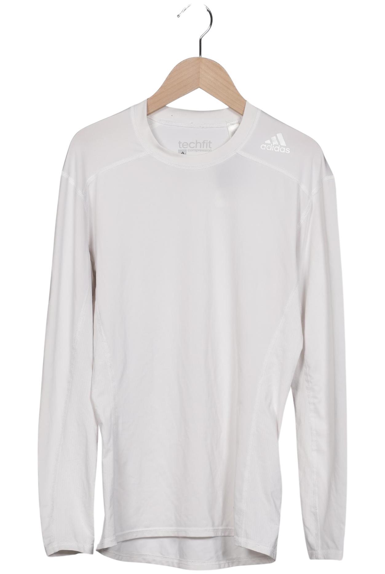 

adidas Herren Langarmshirt, weiß, Gr. 48