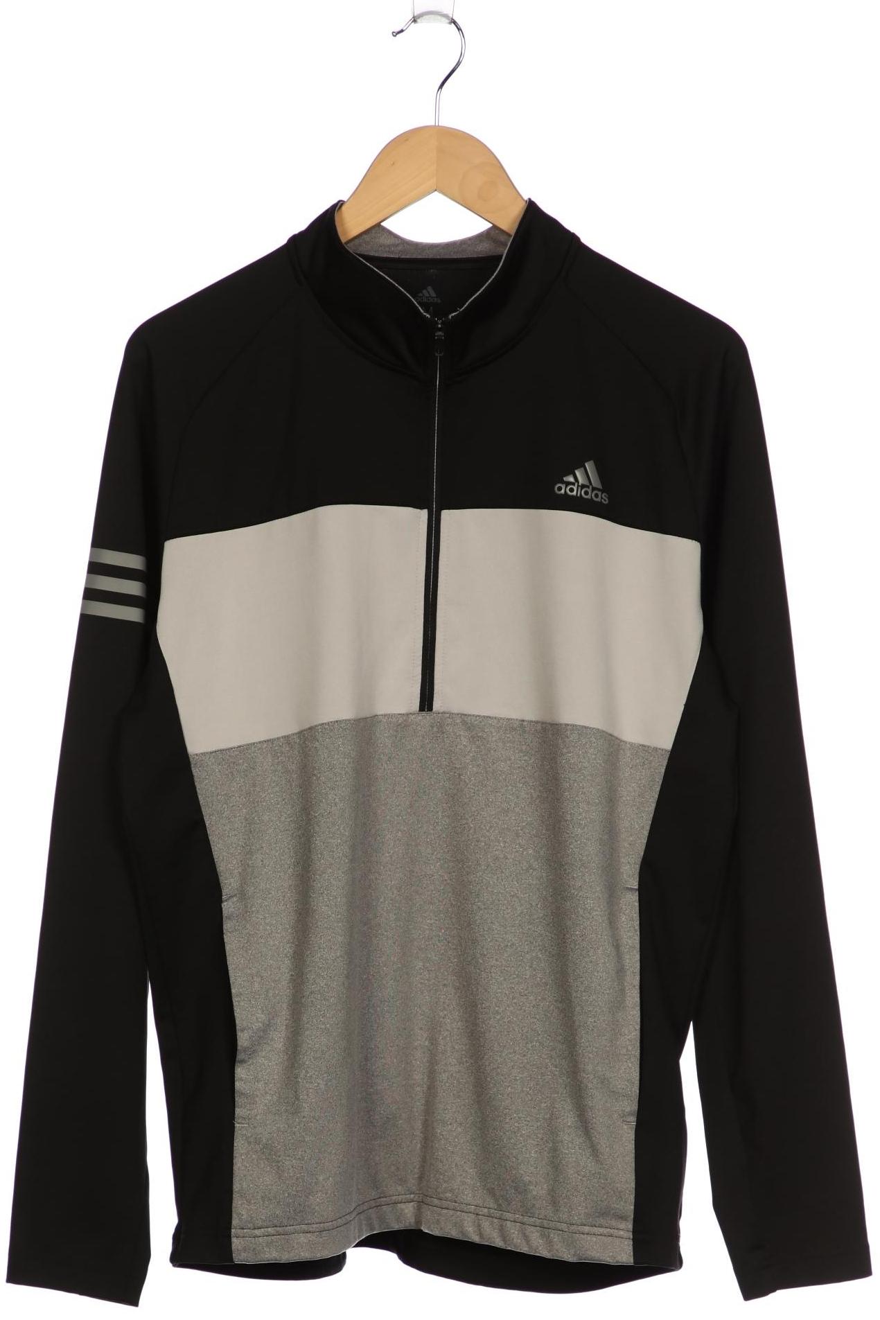 

adidas Herren Langarmshirt, grau, Gr. 48