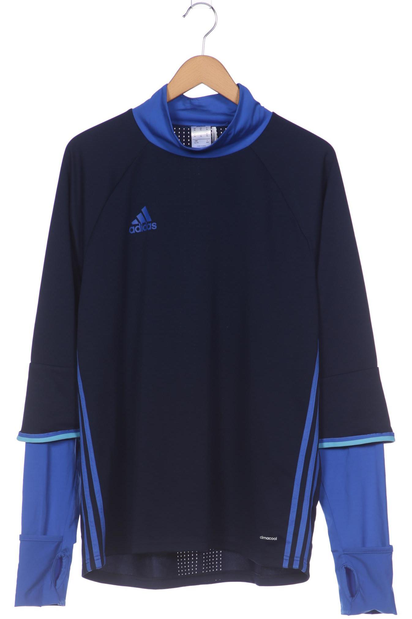 

adidas Herren Langarmshirt, blau, Gr. 54