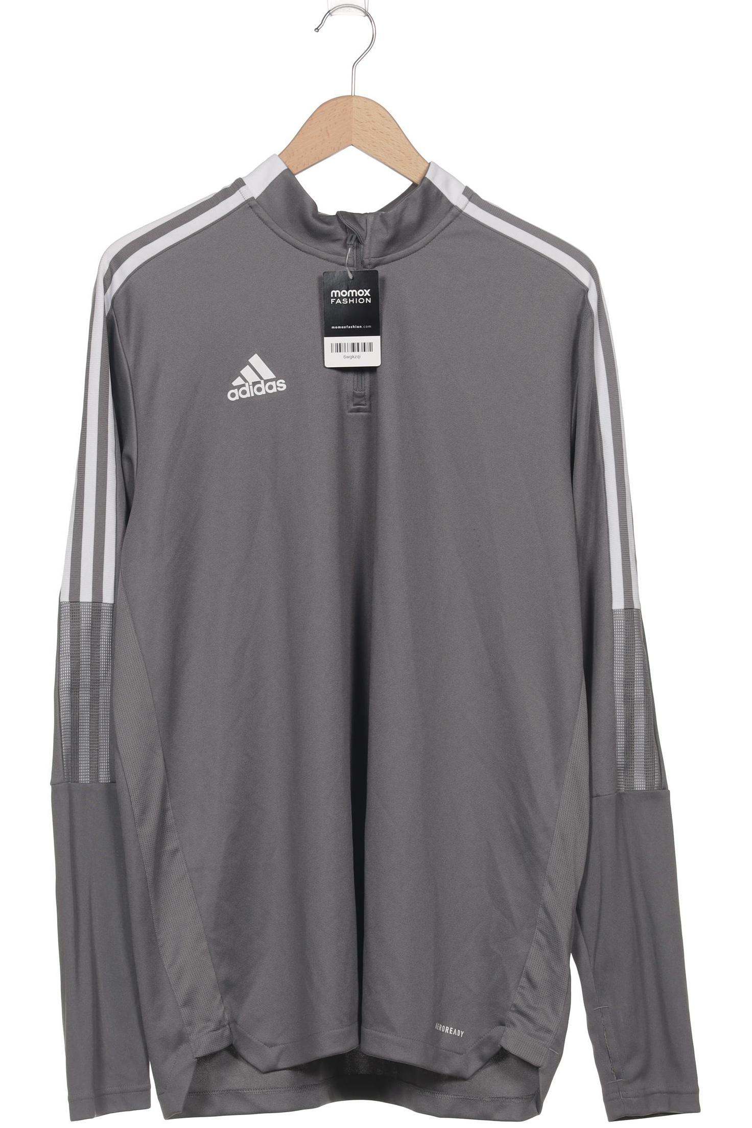 

adidas Herren Langarmshirt, grau, Gr. 54