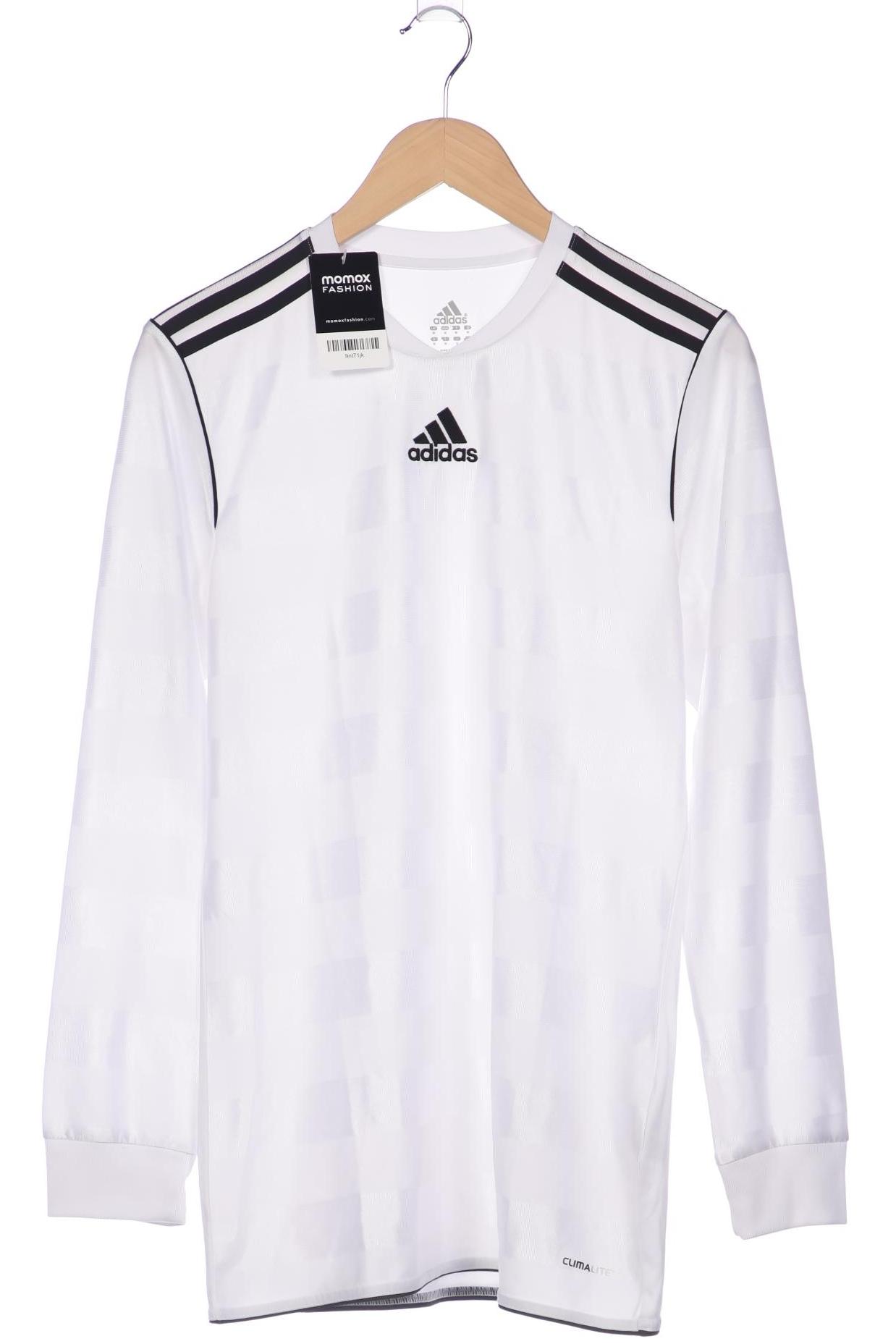 

adidas Herren Langarmshirt, weiß, Gr. 48