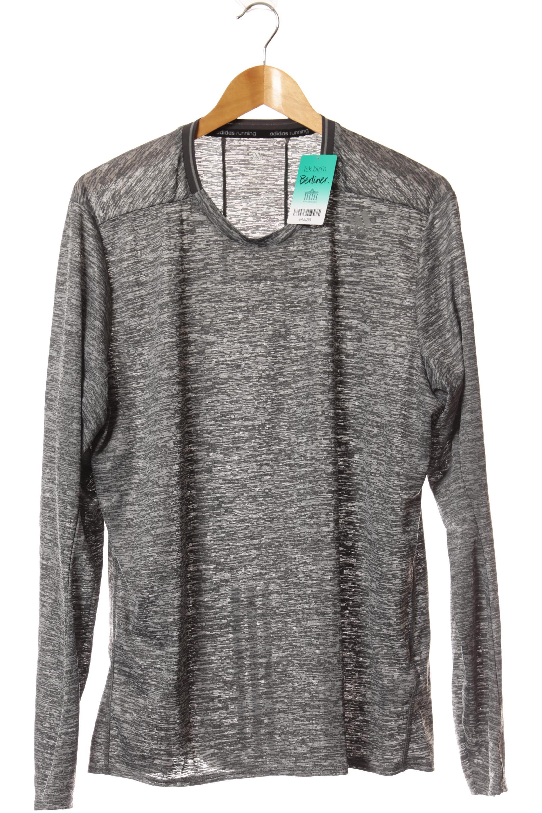 

adidas Herren Langarmshirt, grau, Gr. 54
