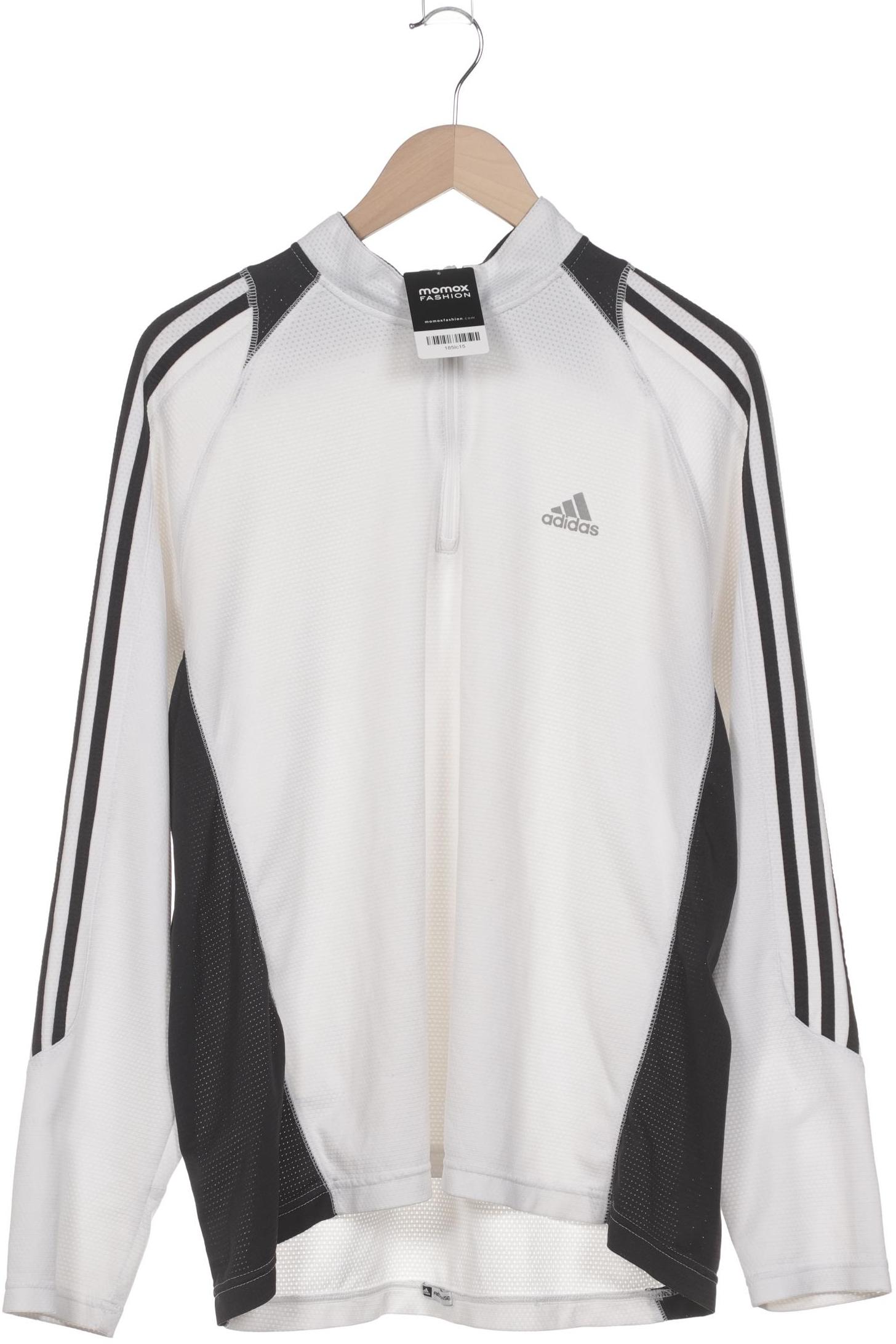 

adidas Herren Langarmshirt, weiß, Gr. 54