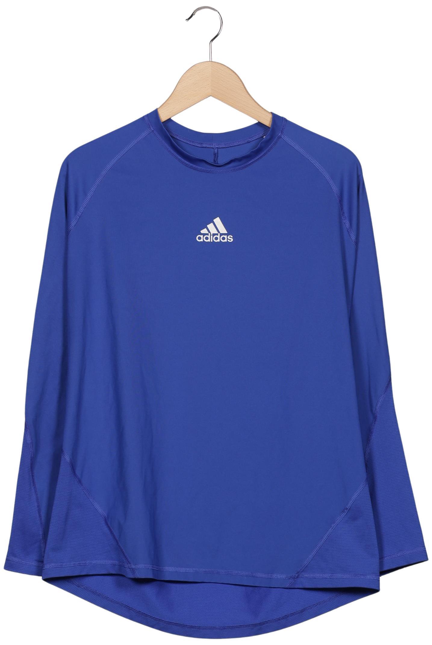 

adidas Herren Langarmshirt, blau, Gr. 56
