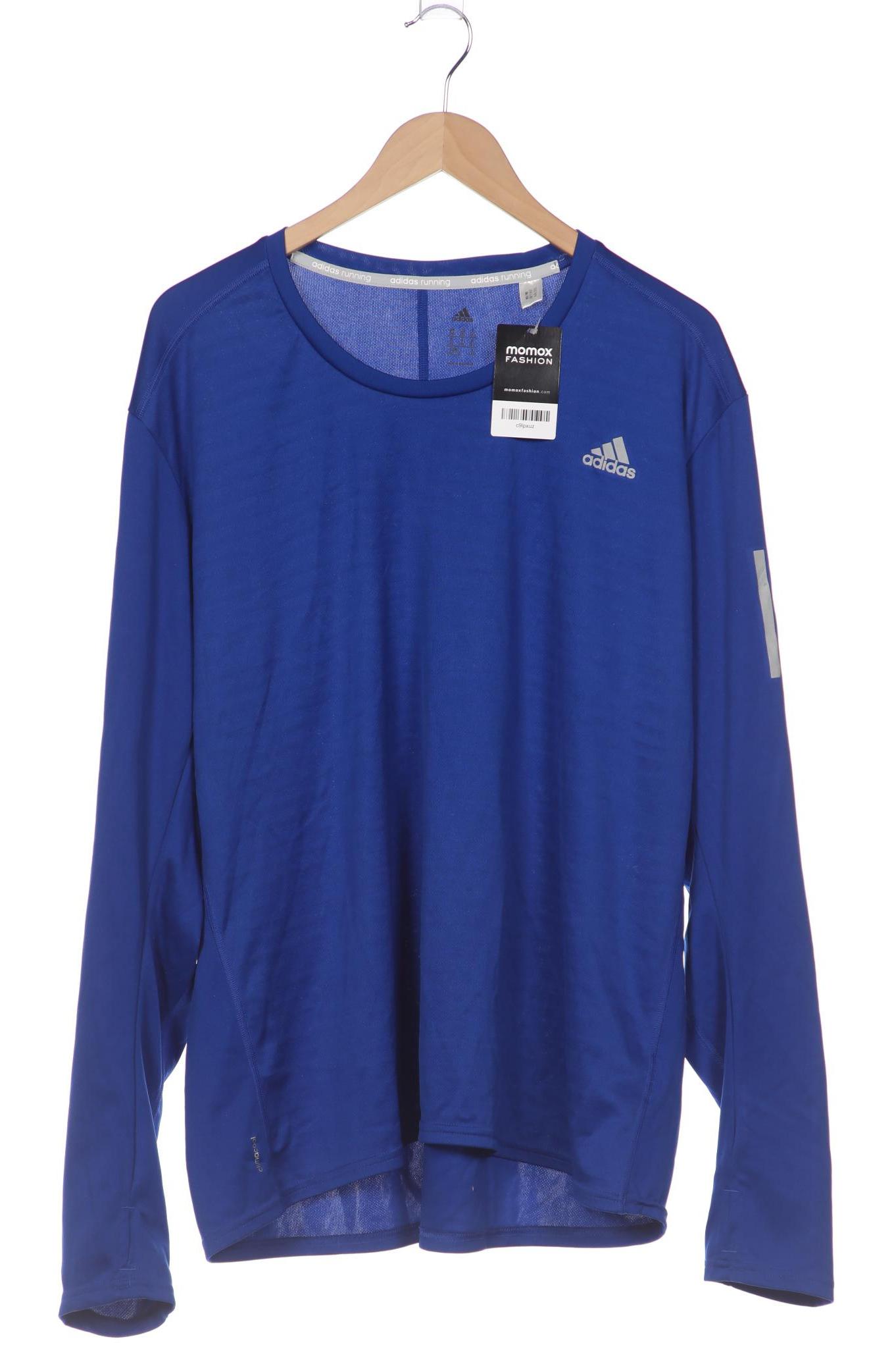 

adidas Herren Langarmshirt, blau, Gr. 56