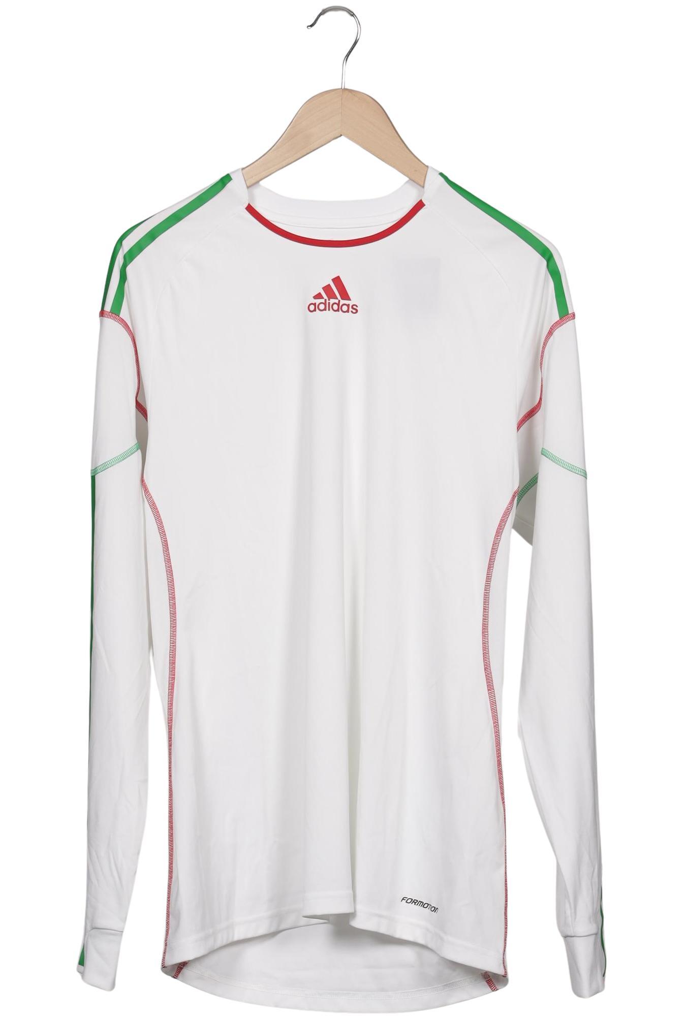 

adidas Herren Langarmshirt, weiß, Gr. 54