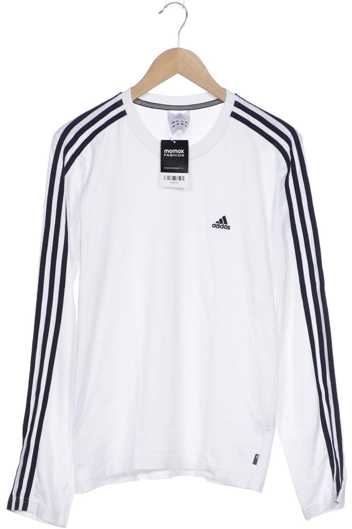 

adidas Herren Langarmshirt, weiß, Gr. 48