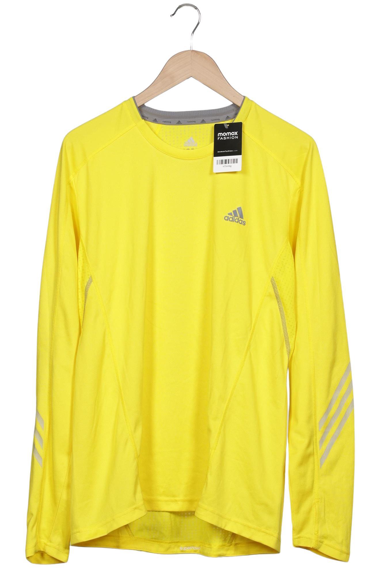 

adidas Herren Langarmshirt, gelb, Gr. 52