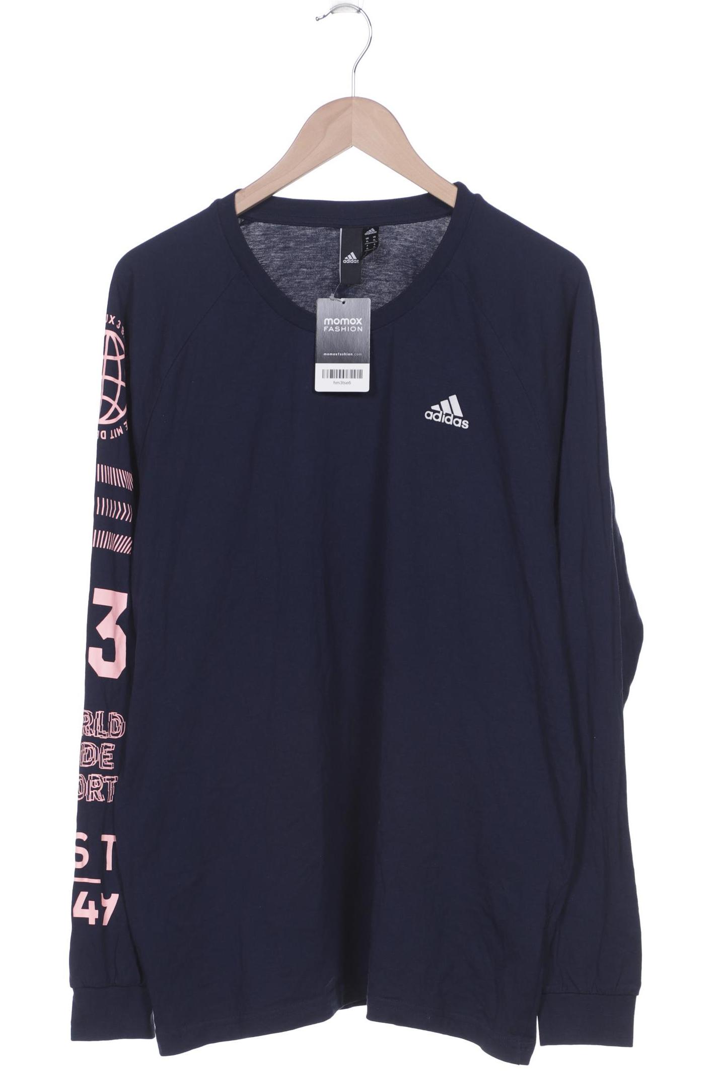 

adidas Herren Langarmshirt, marineblau