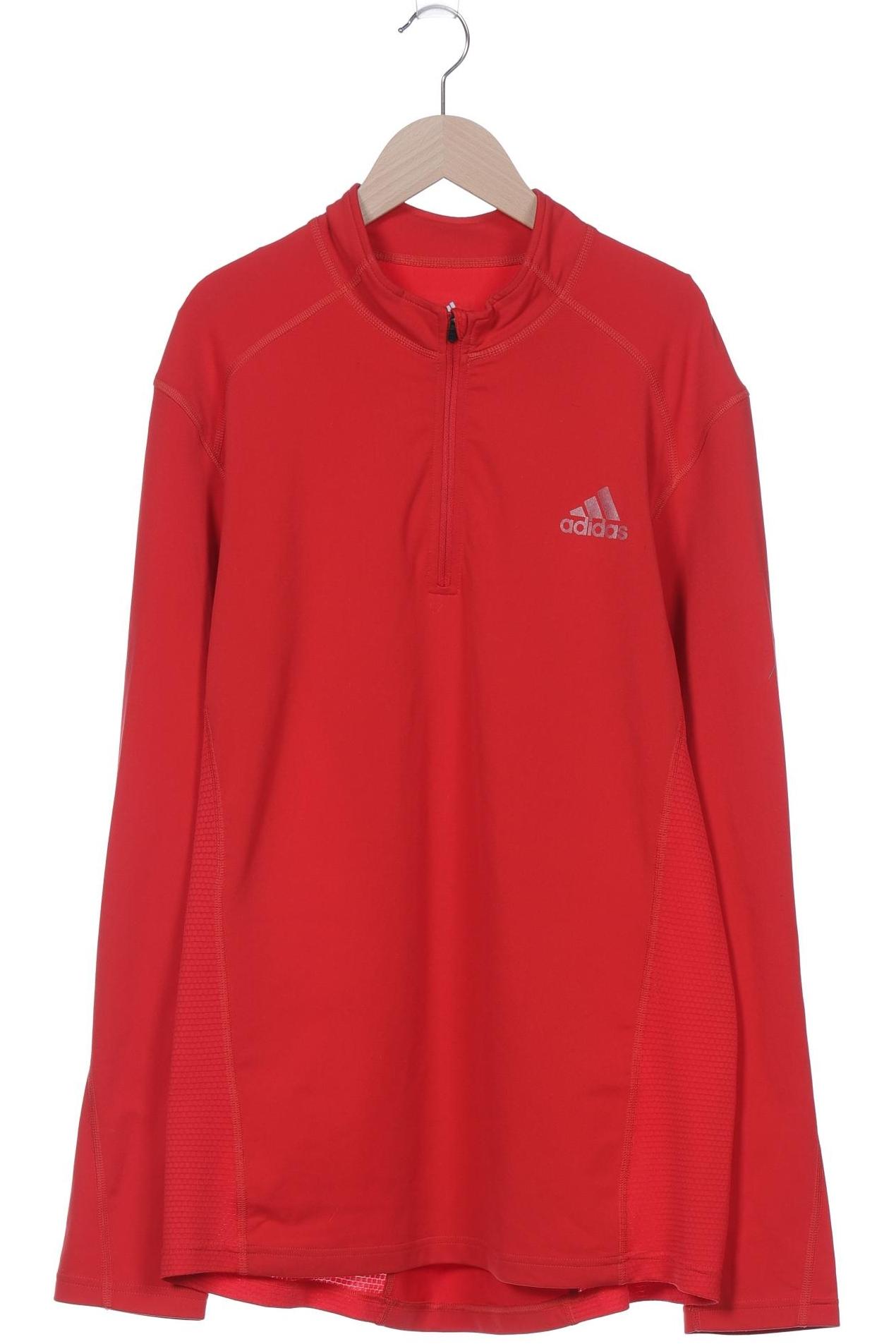 

adidas Herren Langarmshirt, rot, Gr. 52