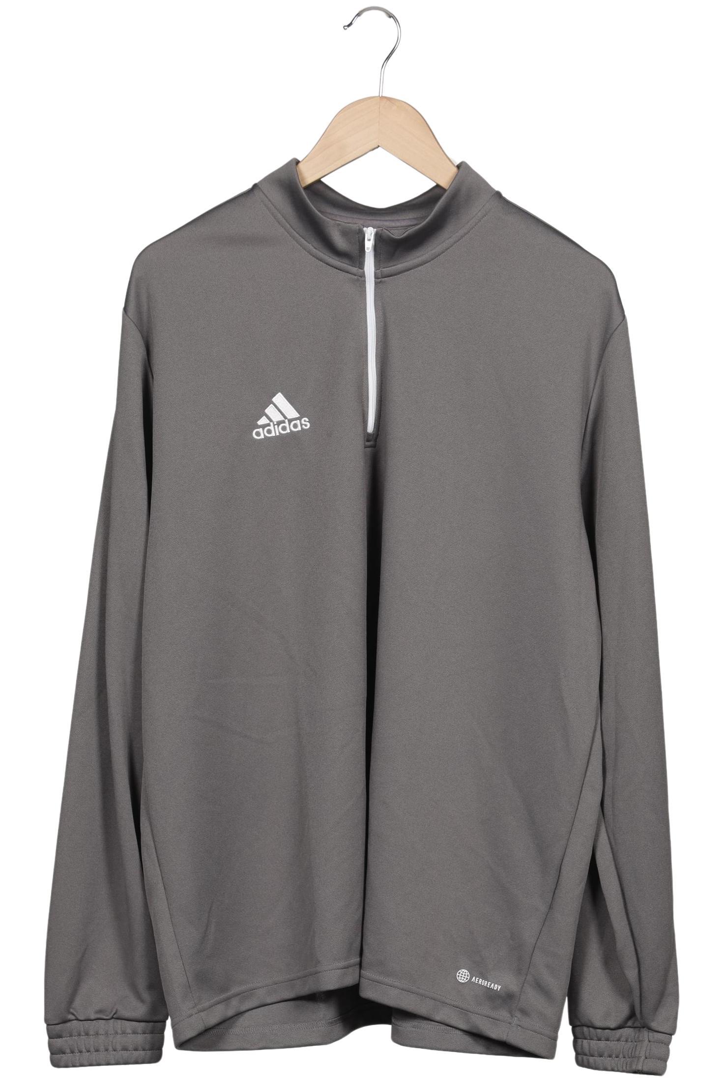 

adidas Herren Langarmshirt, grau, Gr. 56