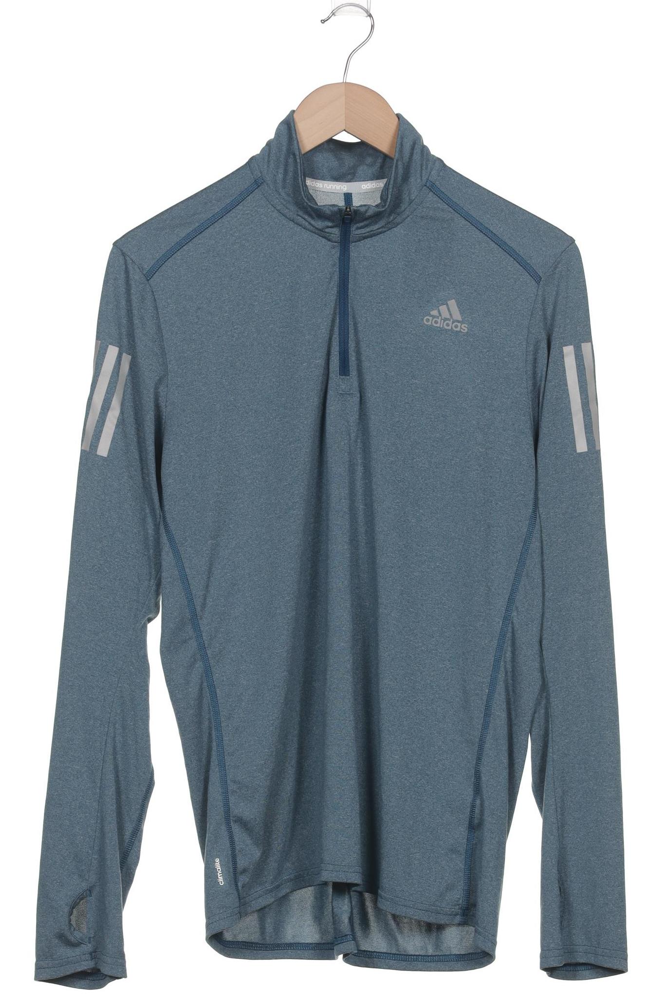 

adidas Herren Langarmshirt, blau, Gr. 48