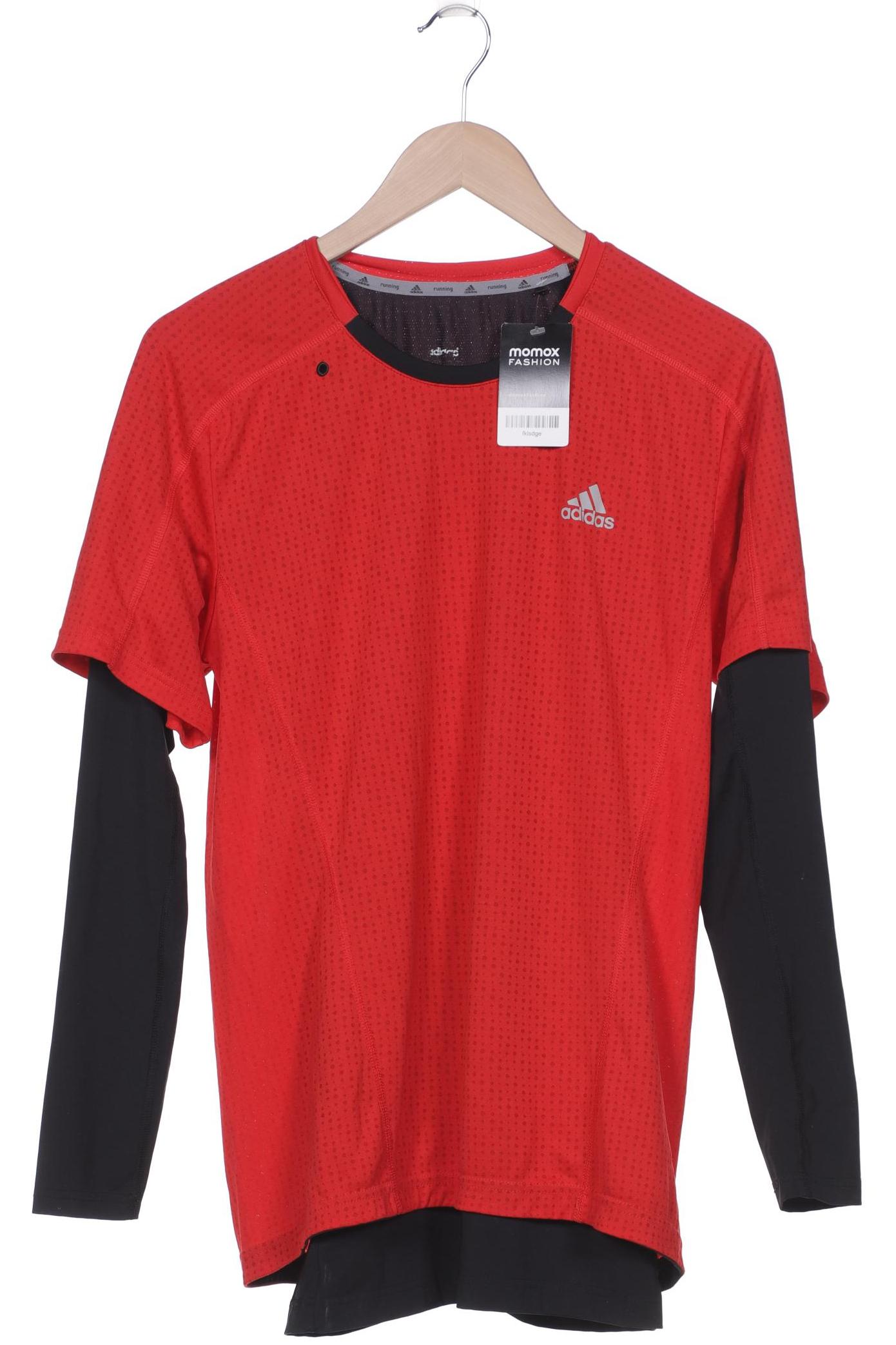 

adidas Herren Langarmshirt, rot, Gr. 48