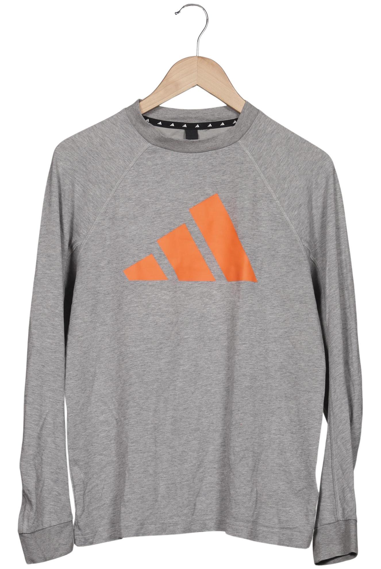 

adidas Herren Langarmshirt, grau, Gr. 46