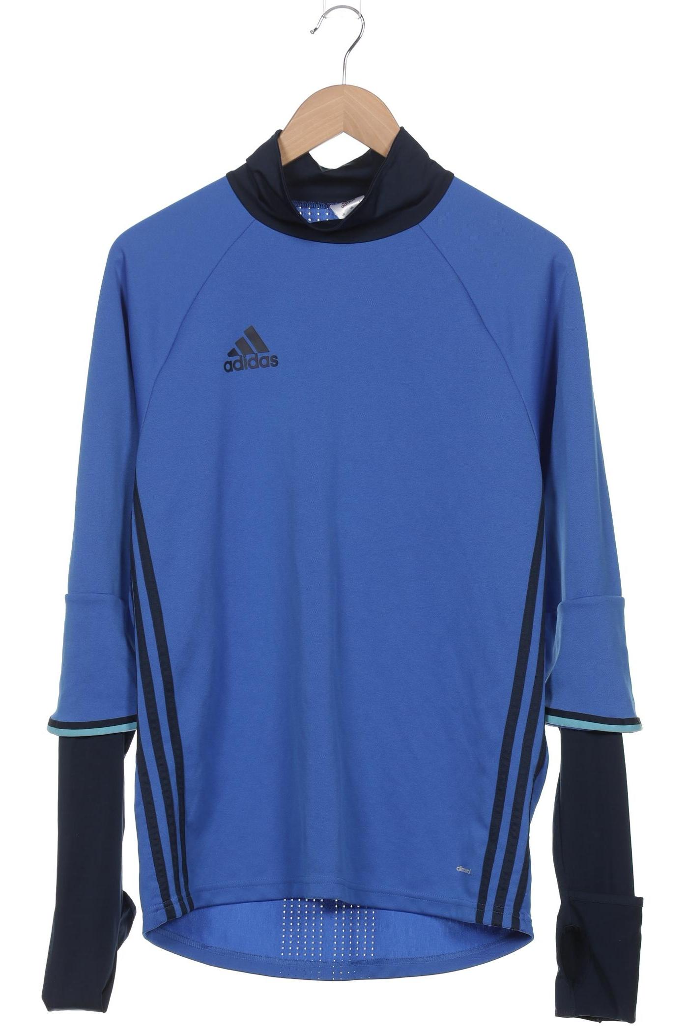 

adidas Herren Langarmshirt, blau, Gr. 48