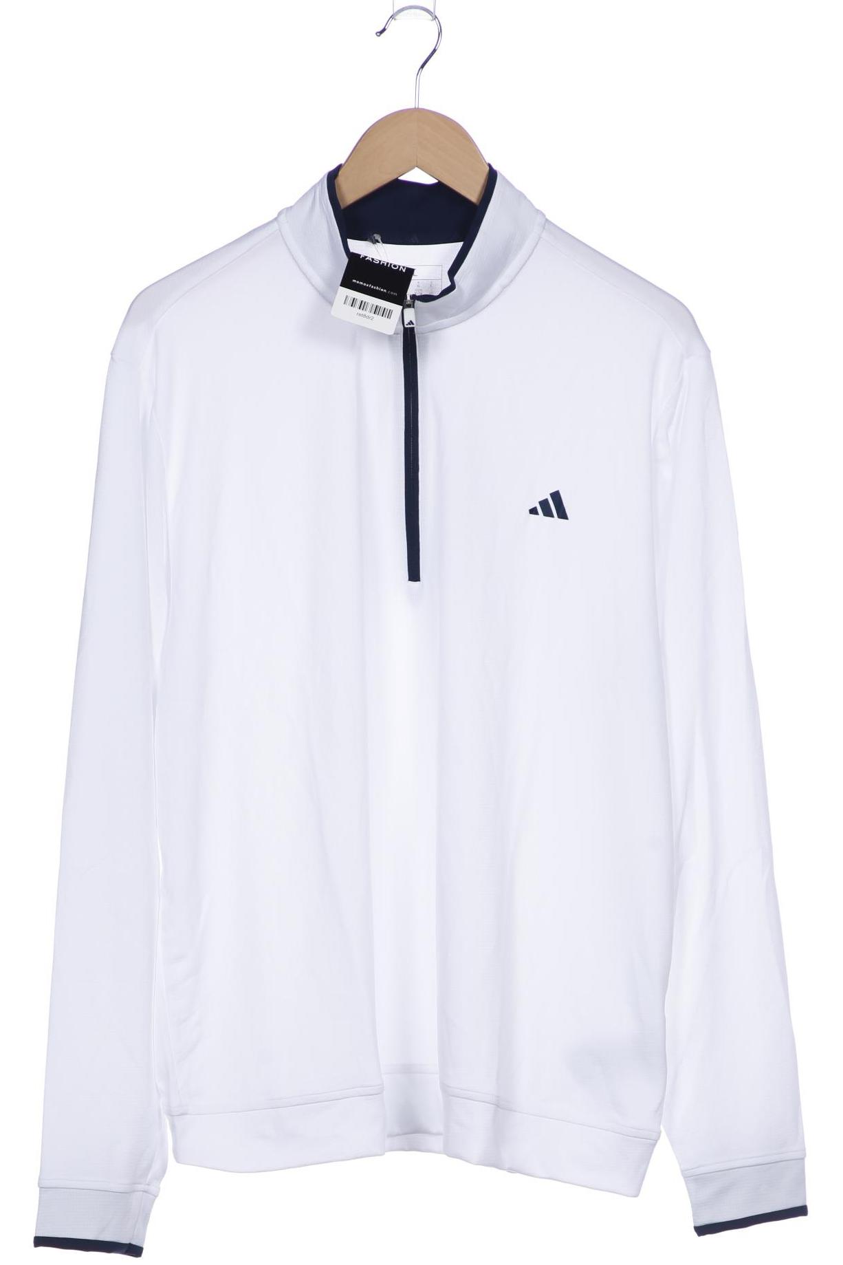 

adidas Herren Langarmshirt, weiß, Gr. 54