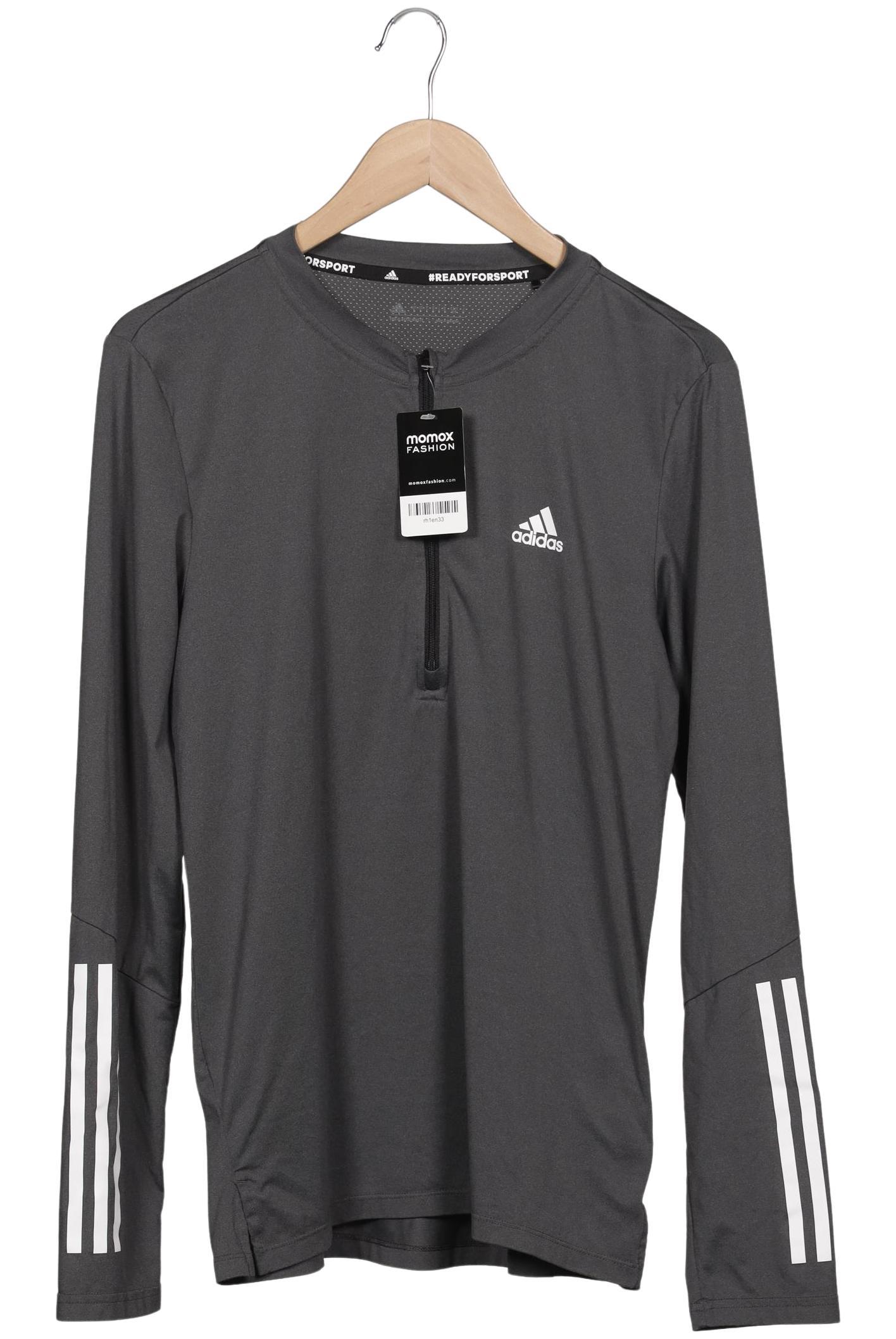 

adidas Herren Langarmshirt, grau, Gr. 46