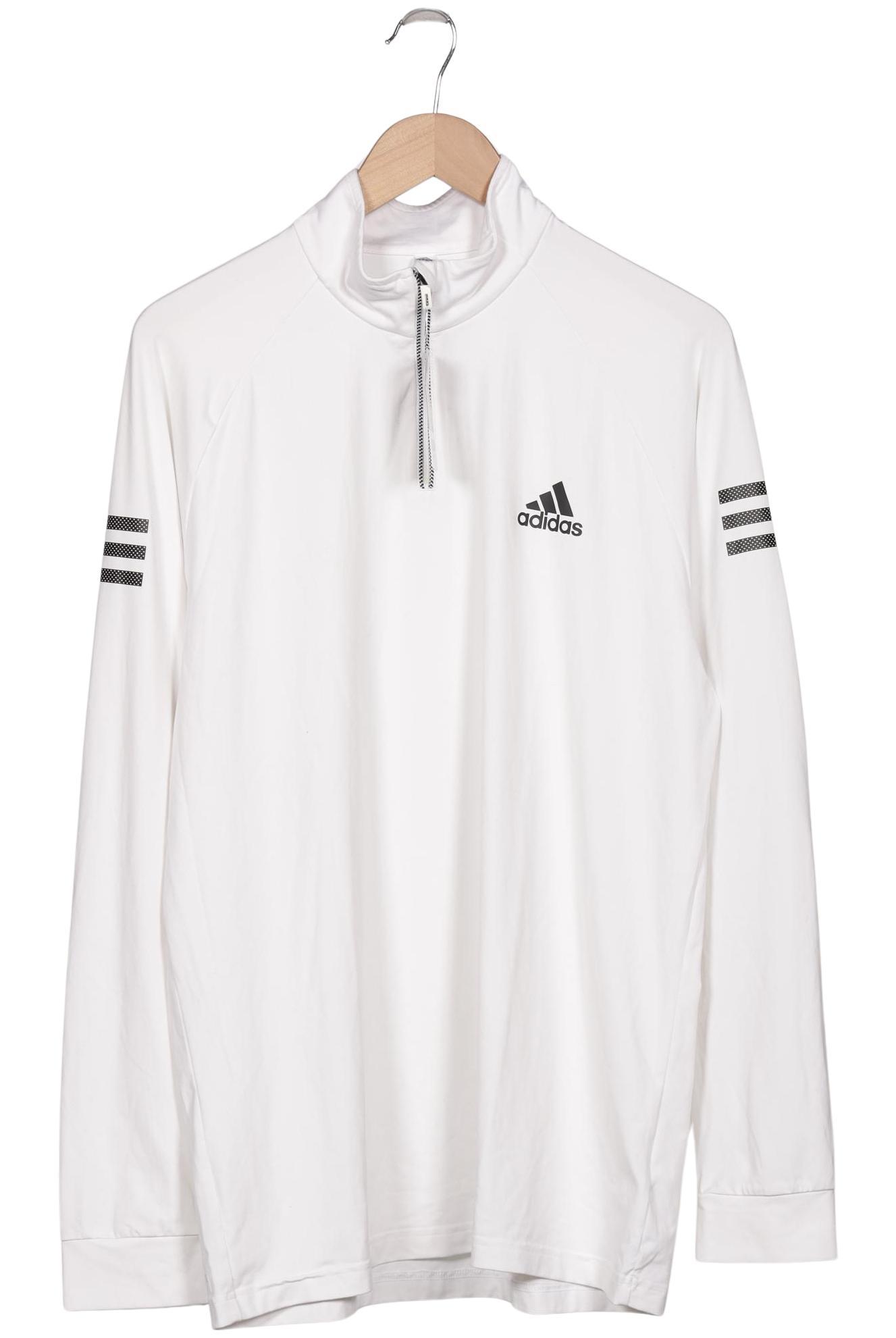 

adidas Herren Langarmshirt, weiß, Gr. 52