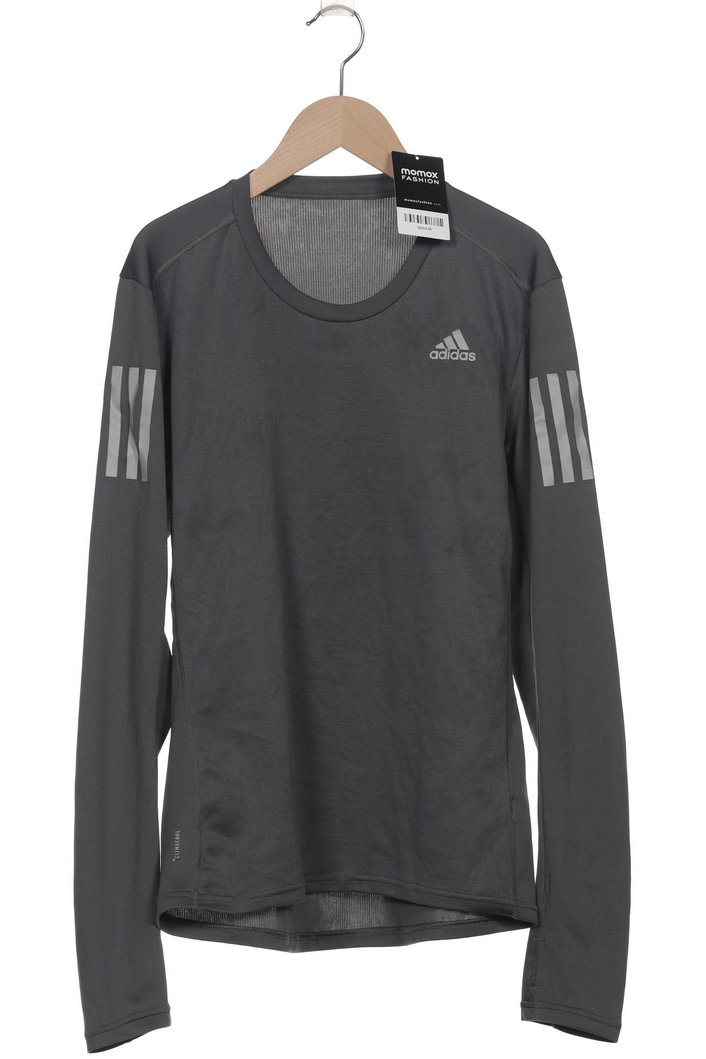 

adidas Herren Langarmshirt, grau, Gr. 46