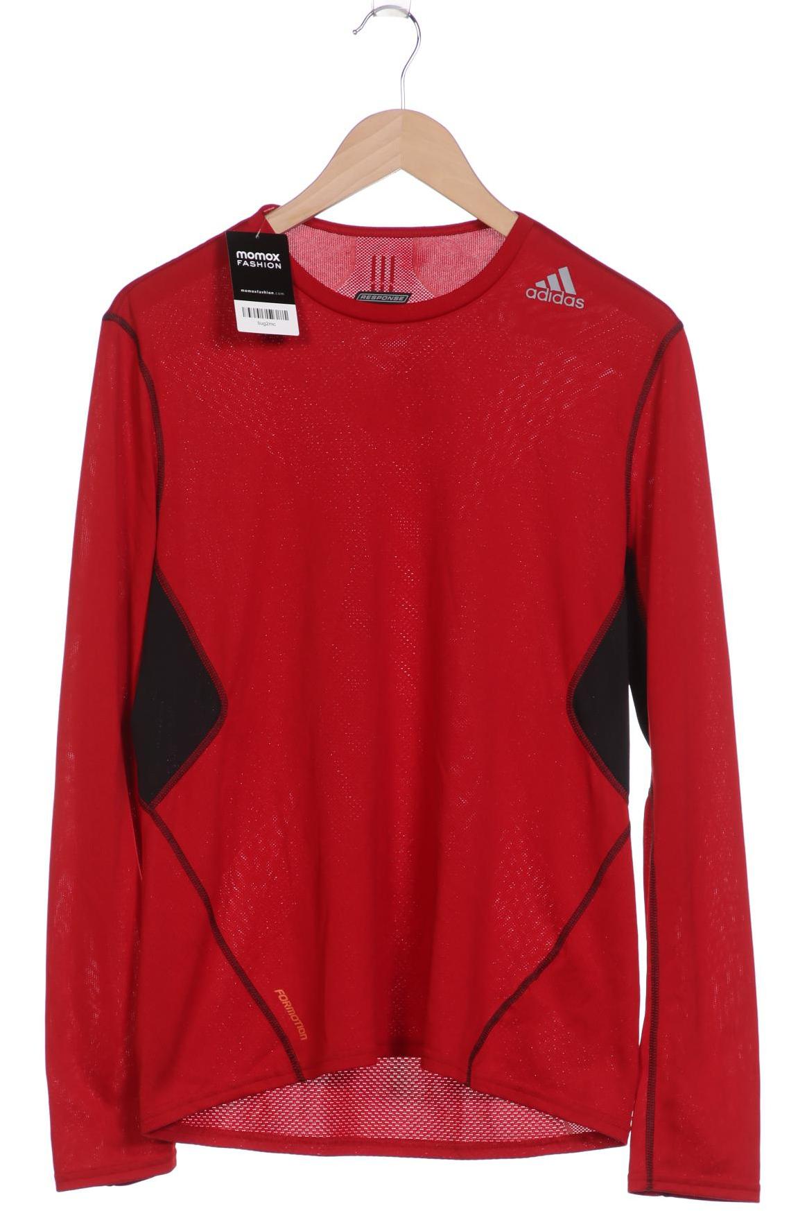 

adidas Herren Langarmshirt, rot, Gr. 48