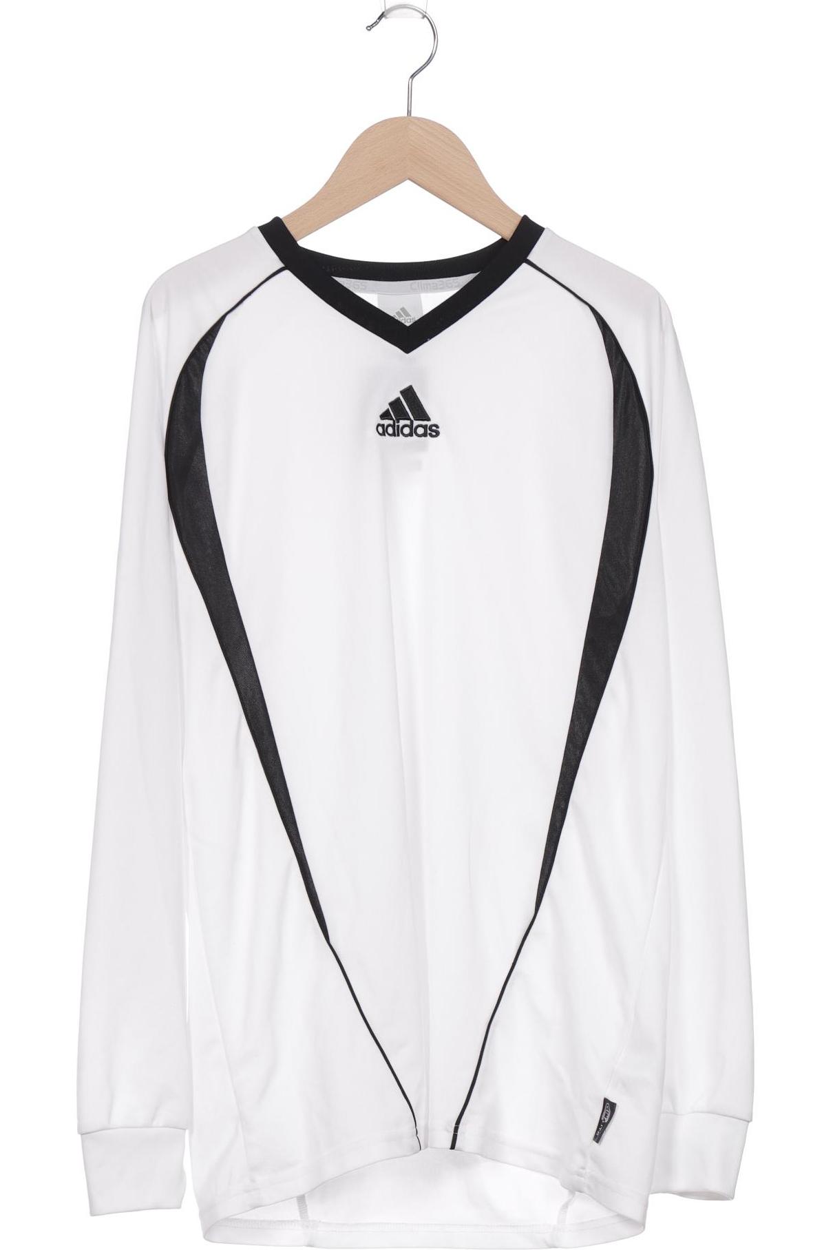 

adidas Herren Langarmshirt, weiß, Gr. 46