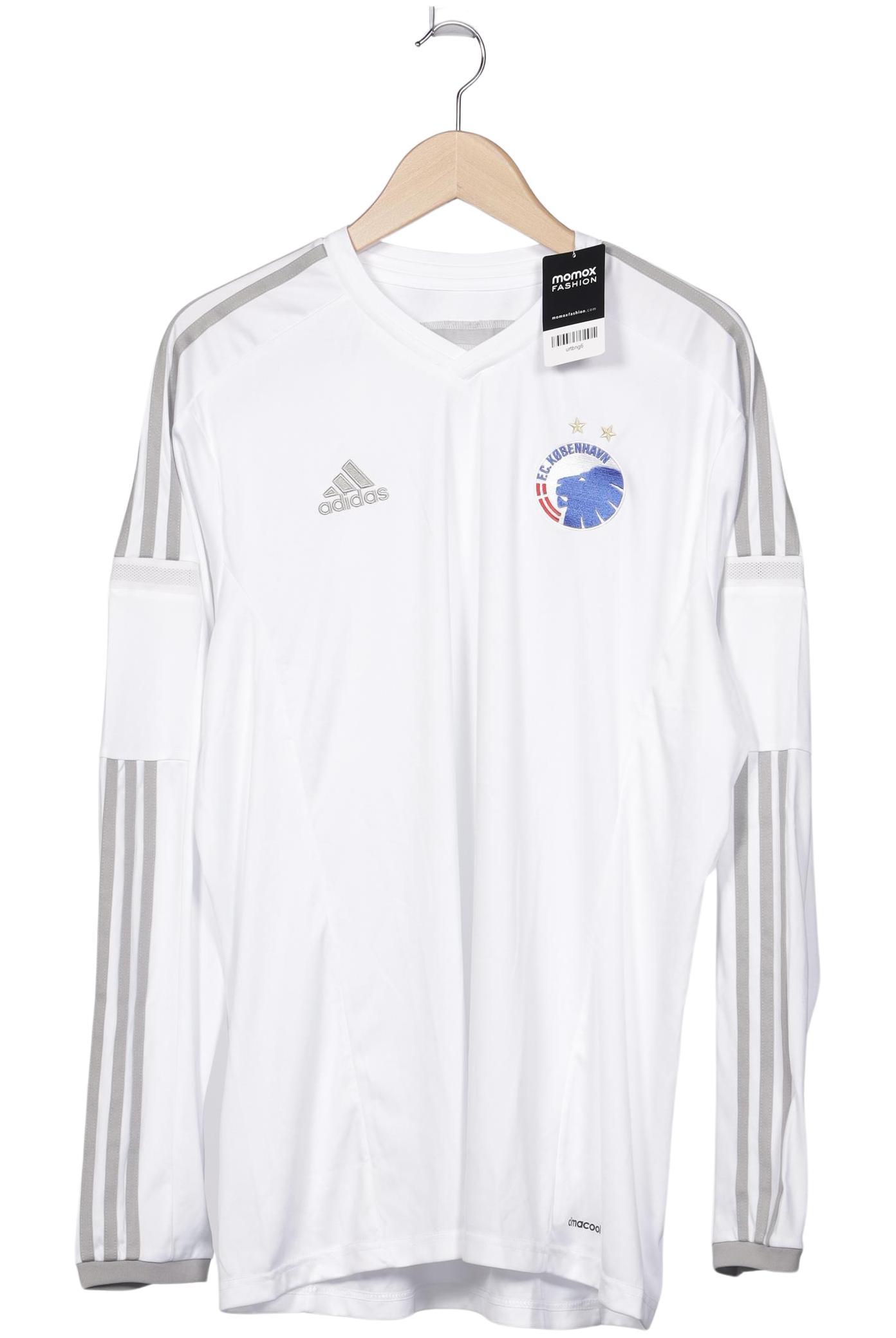 

adidas Herren Langarmshirt, weiß, Gr. 54