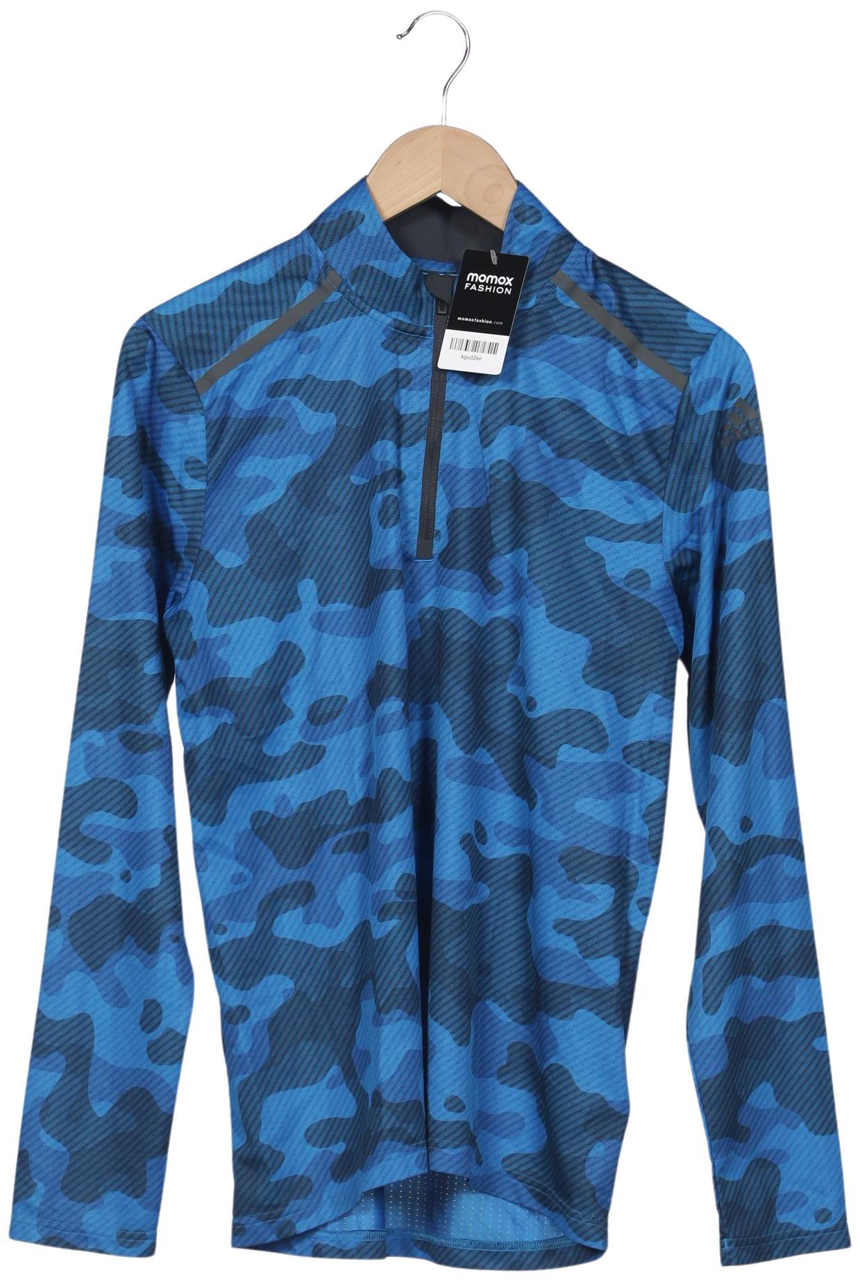 

adidas Herren Langarmshirt, blau, Gr. 46