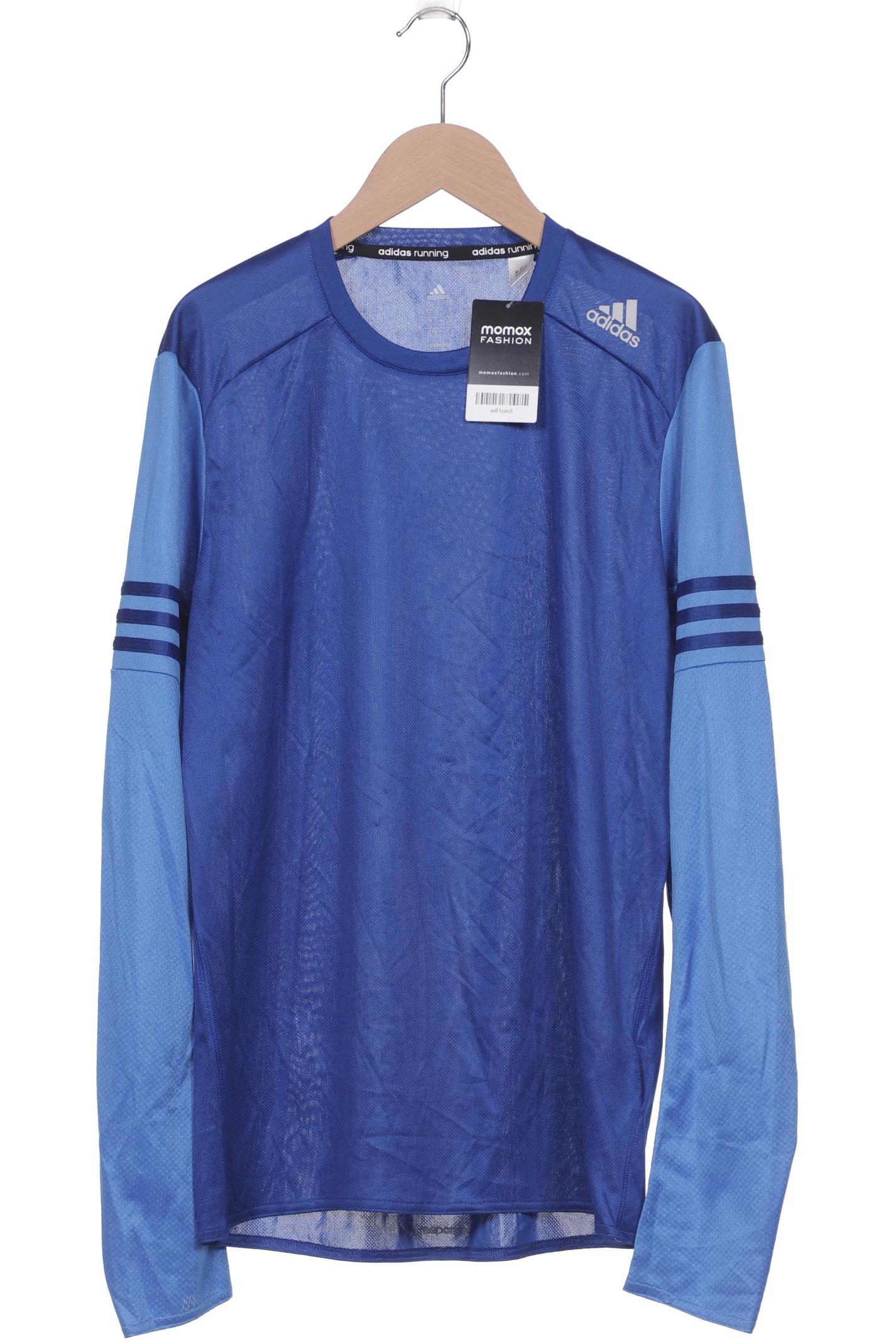 

adidas Herren Langarmshirt, blau, Gr. 46