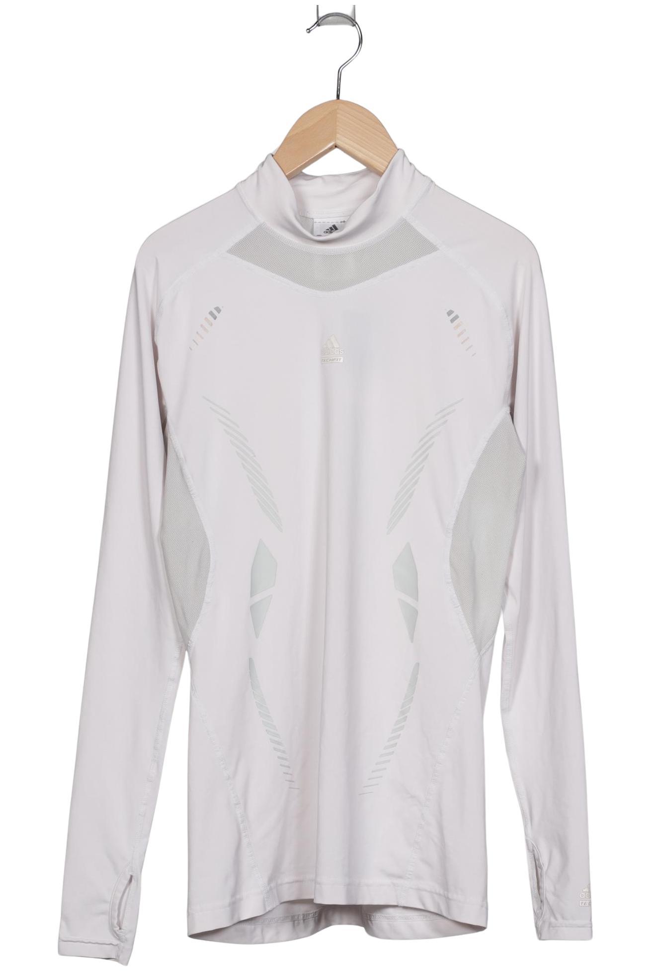 

adidas Herren Langarmshirt, weiß, Gr. 48