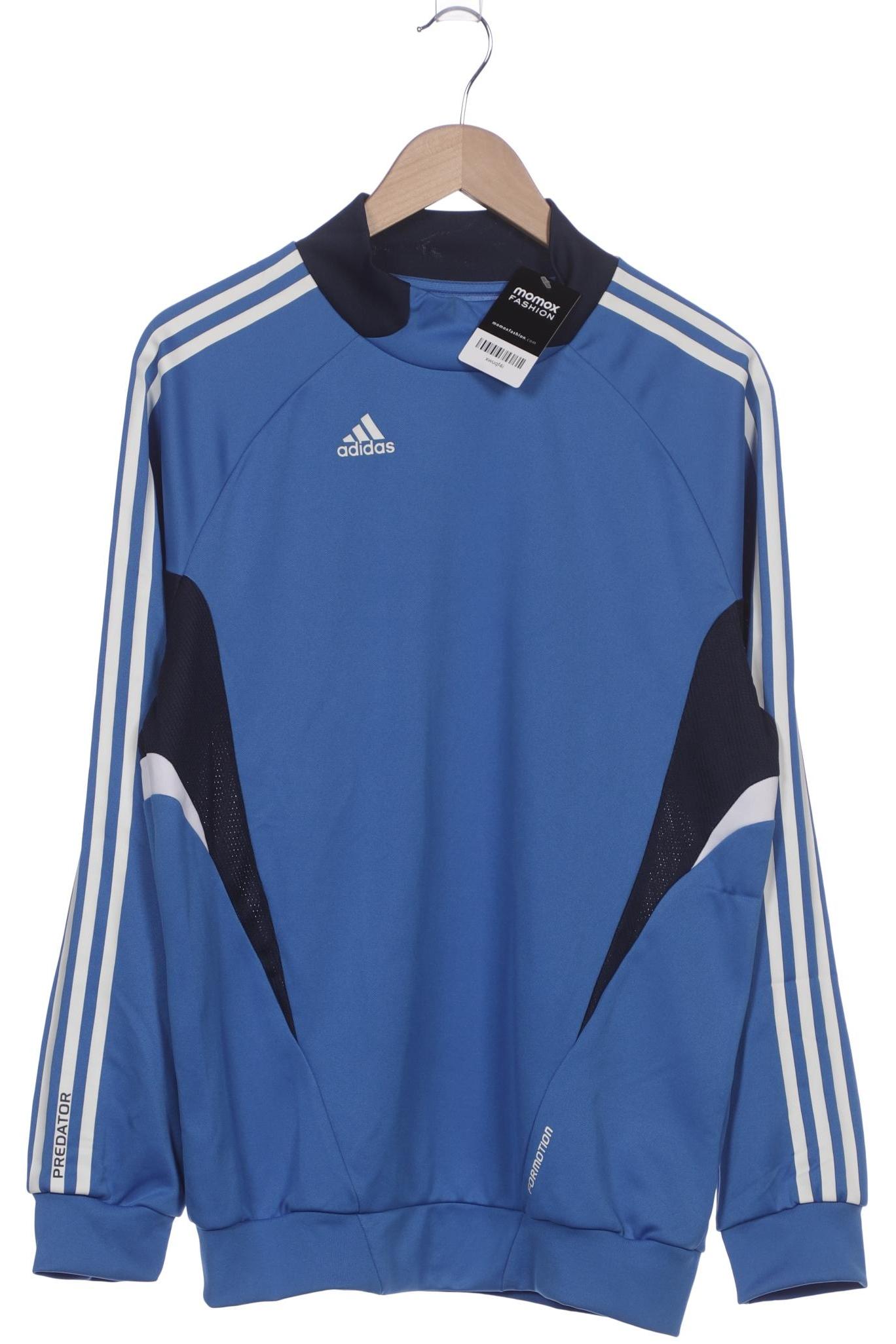 

adidas Herren Langarmshirt, blau, Gr. 48