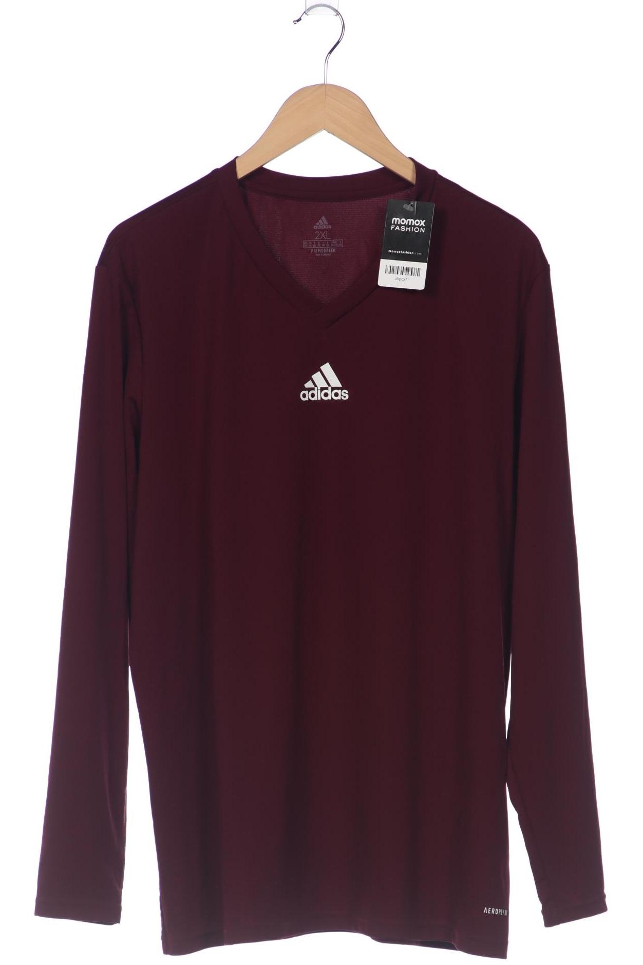 

adidas Herren Langarmshirt, bordeaux, Gr. 56