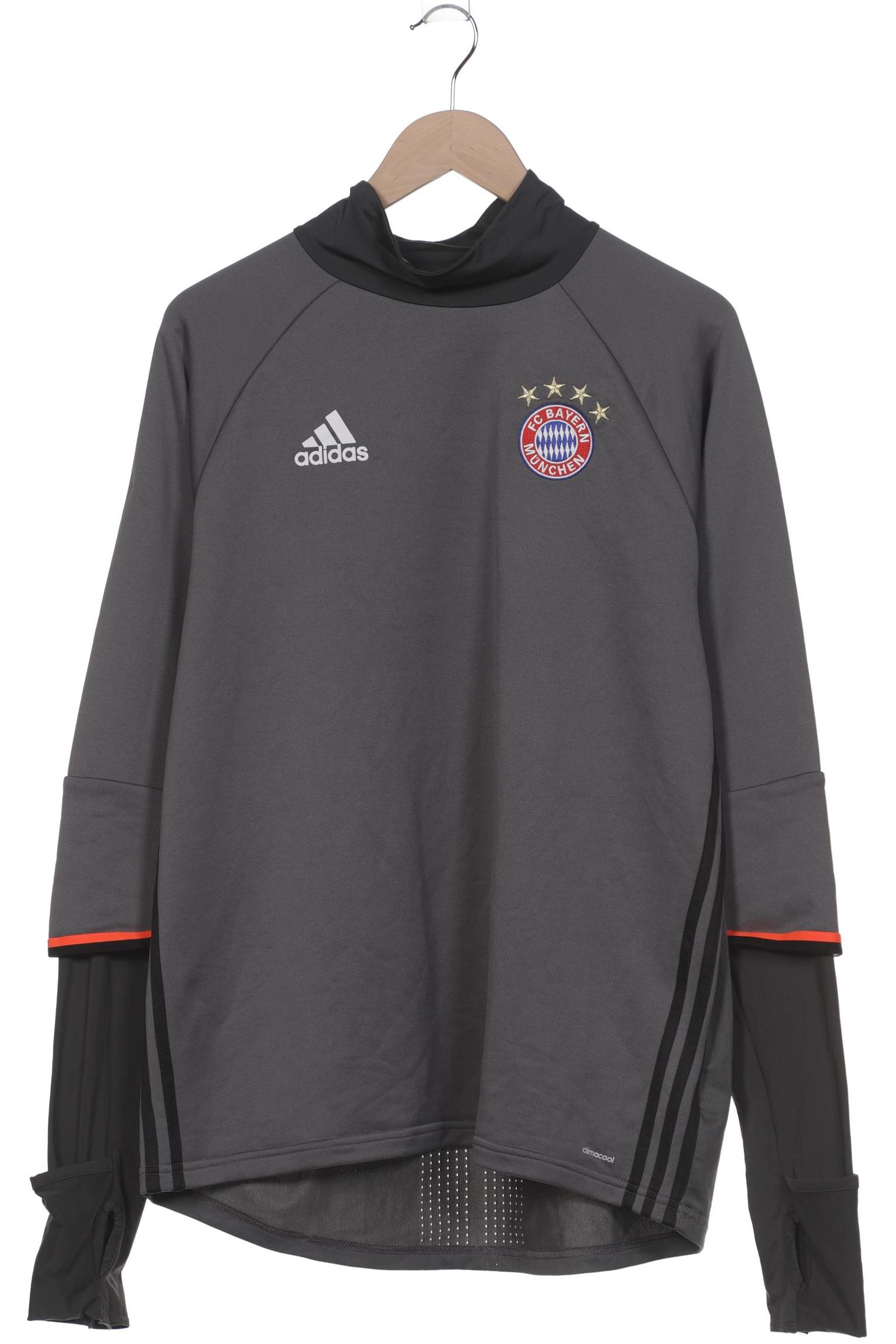 

adidas Herren Langarmshirt, grau, Gr. 54