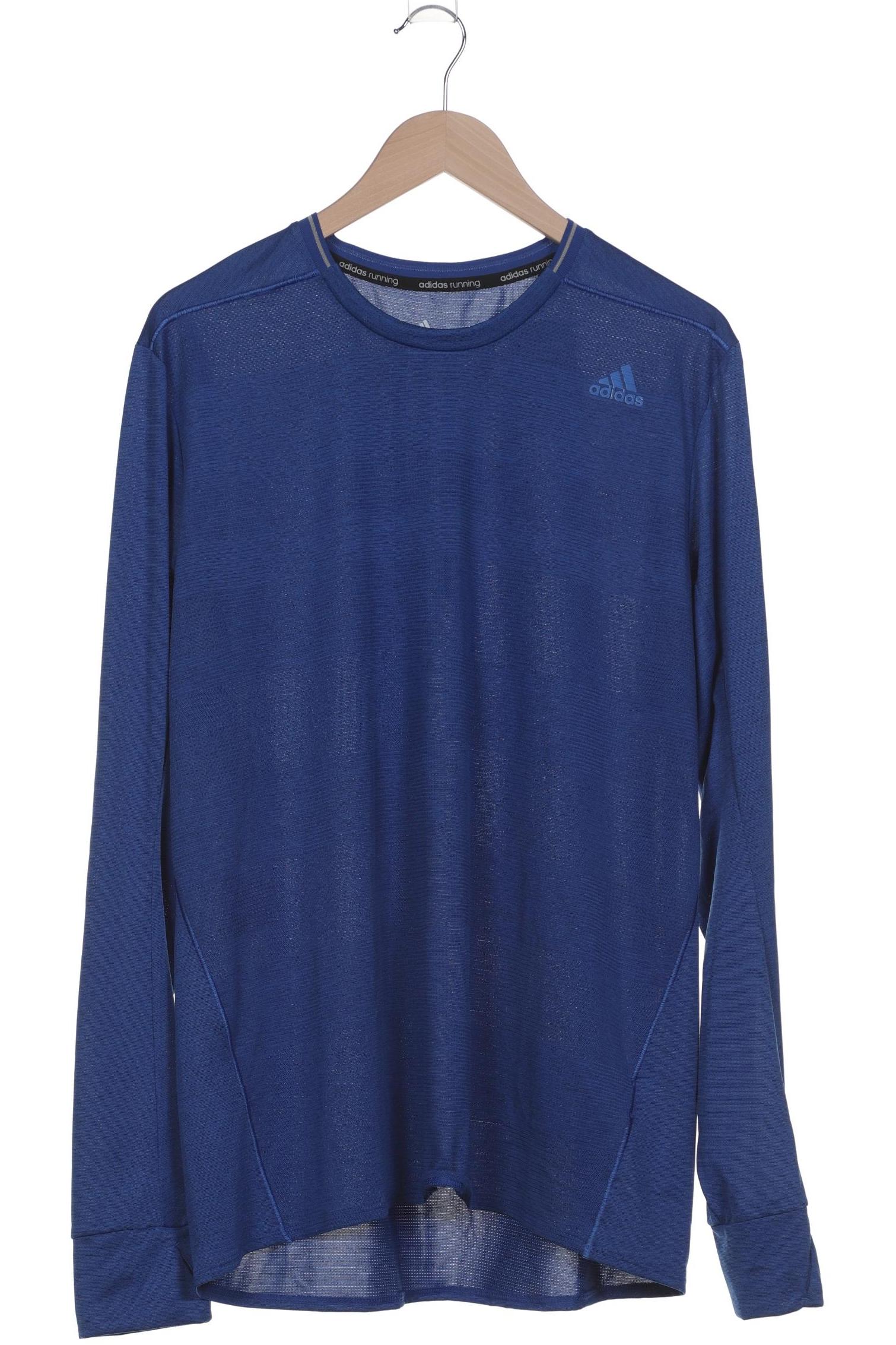 

adidas Herren Langarmshirt, blau, Gr. 54