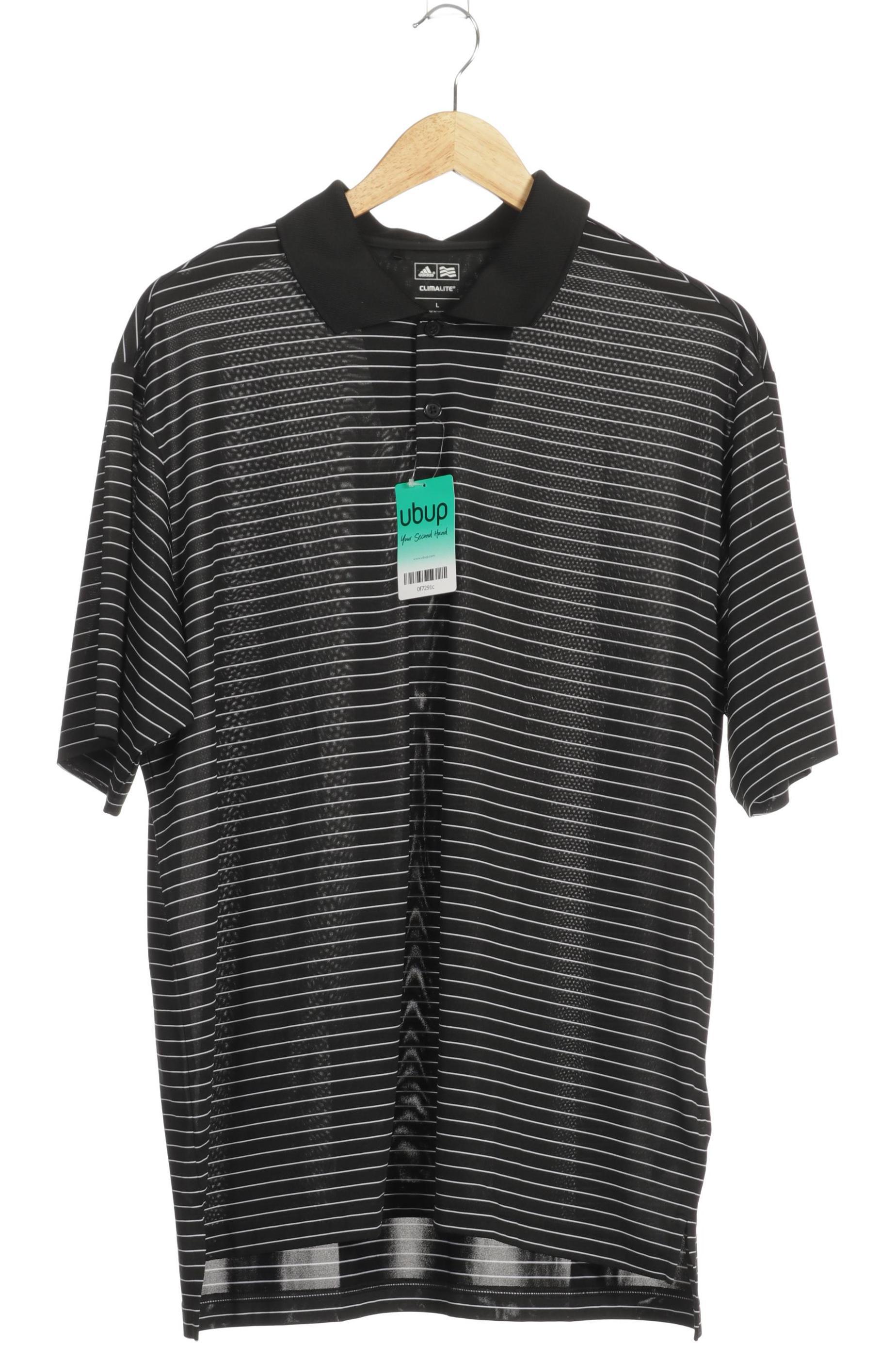 

adidas Herren Poloshirt, schwarz, Gr.