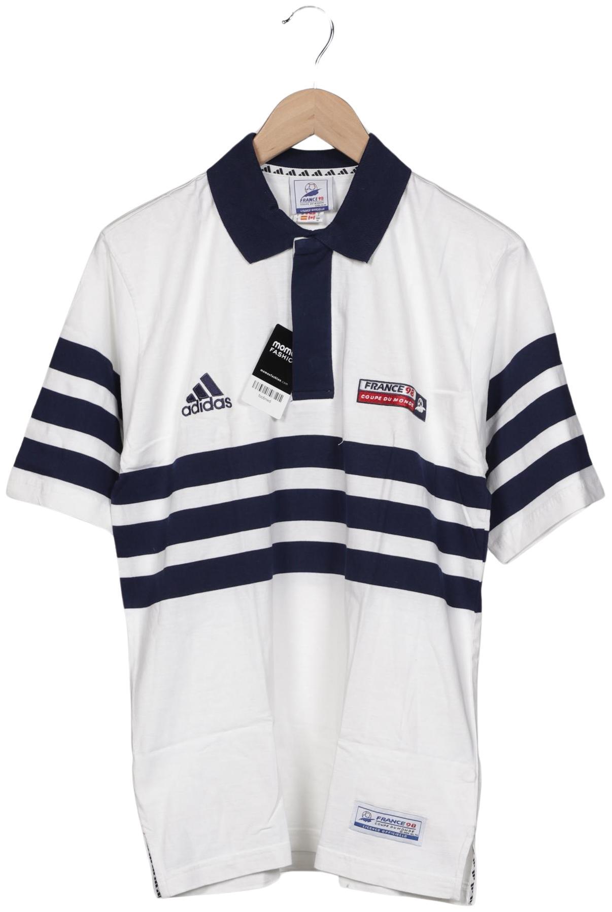 

adidas Herren Poloshirt, weiß, Gr. 46