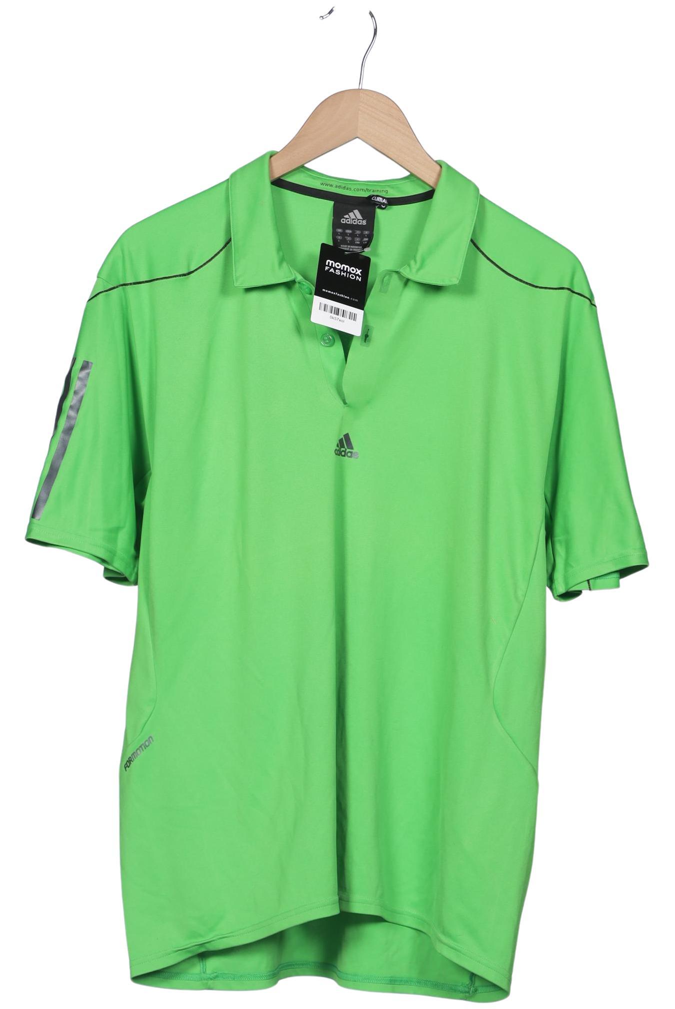 

adidas Herren Poloshirt, grün, Gr. 52
