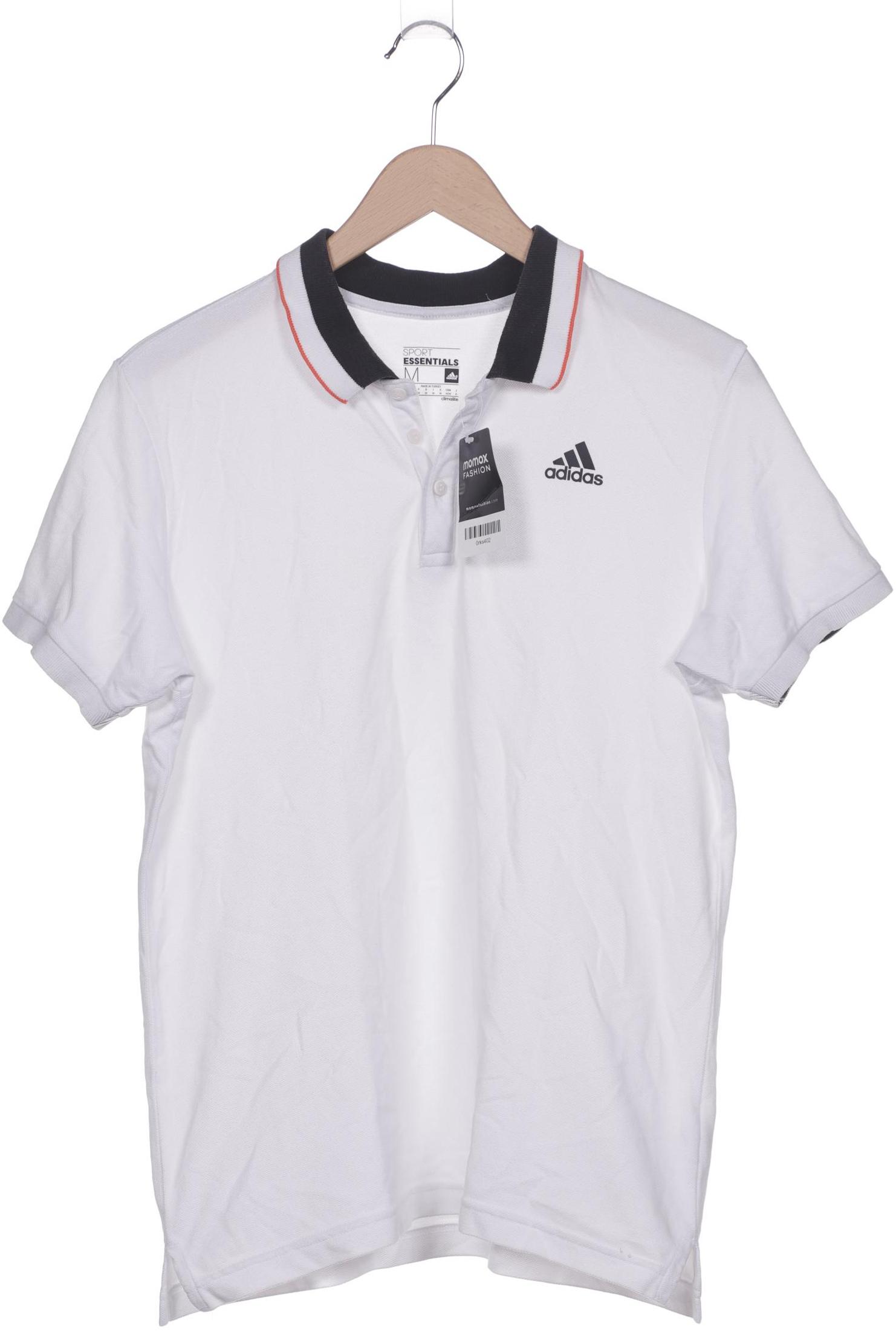 

adidas Herren Poloshirt, weiß, Gr. 48