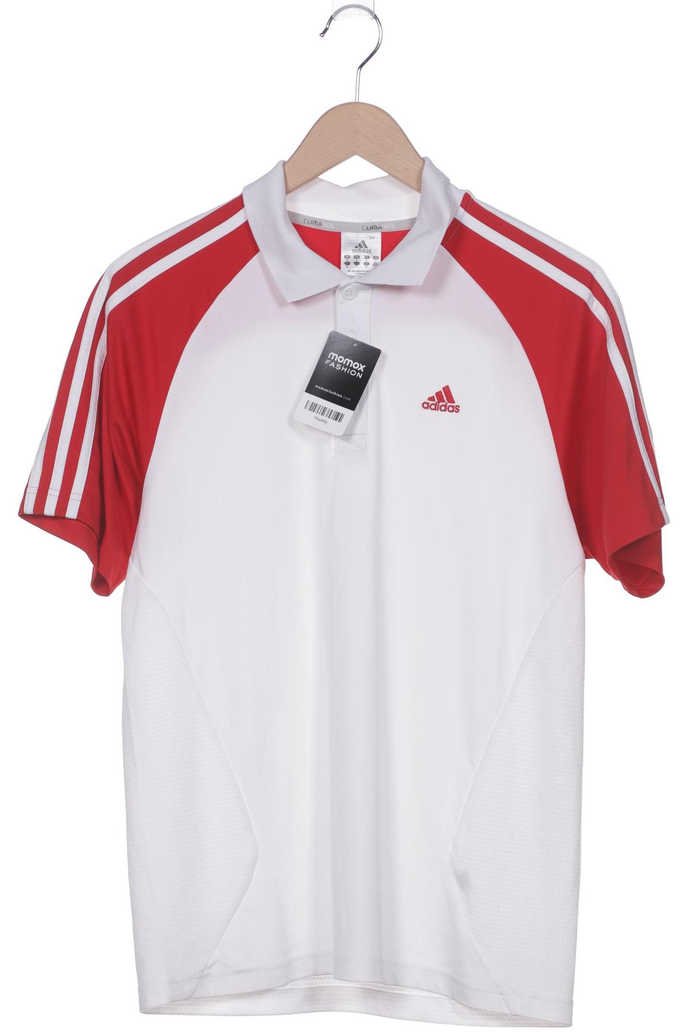 

adidas Herren Poloshirt, weiß, Gr. 46