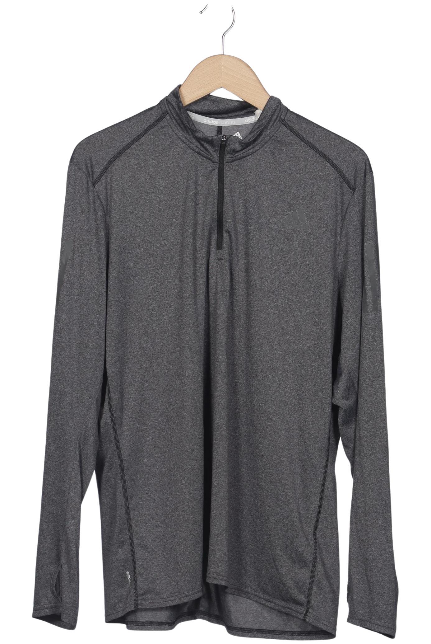 

adidas Herren Poloshirt, grau, Gr. 54