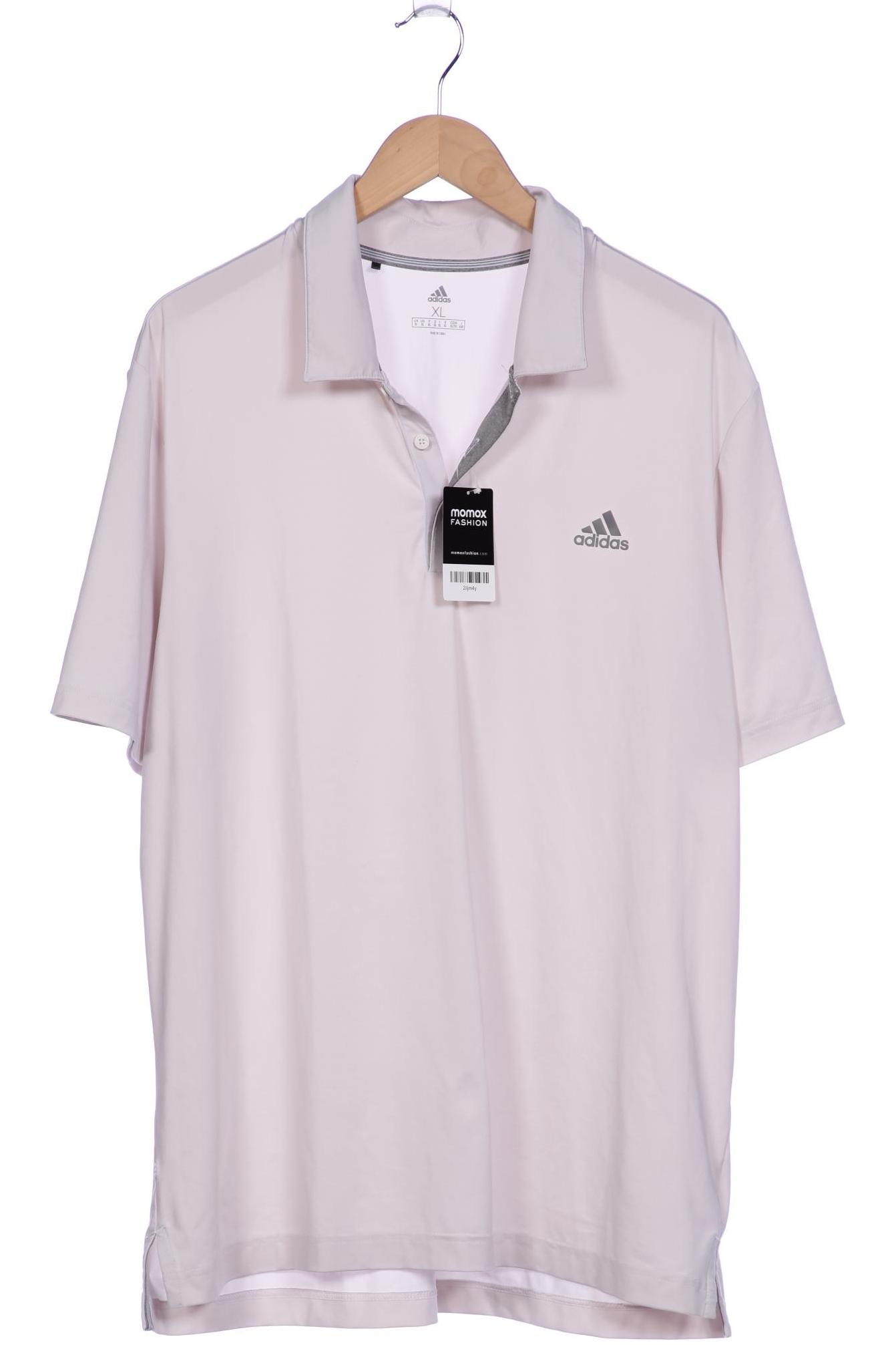 

adidas Herren Poloshirt, grau, Gr. 54