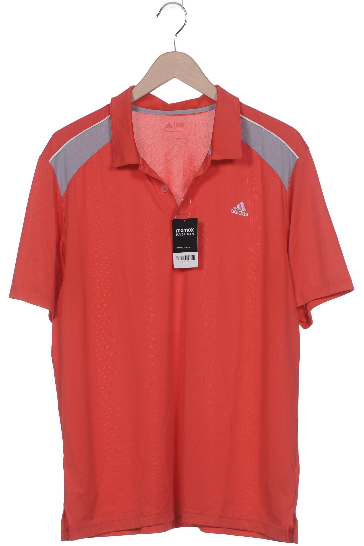 

adidas Herren Poloshirt, rot, Gr. 52