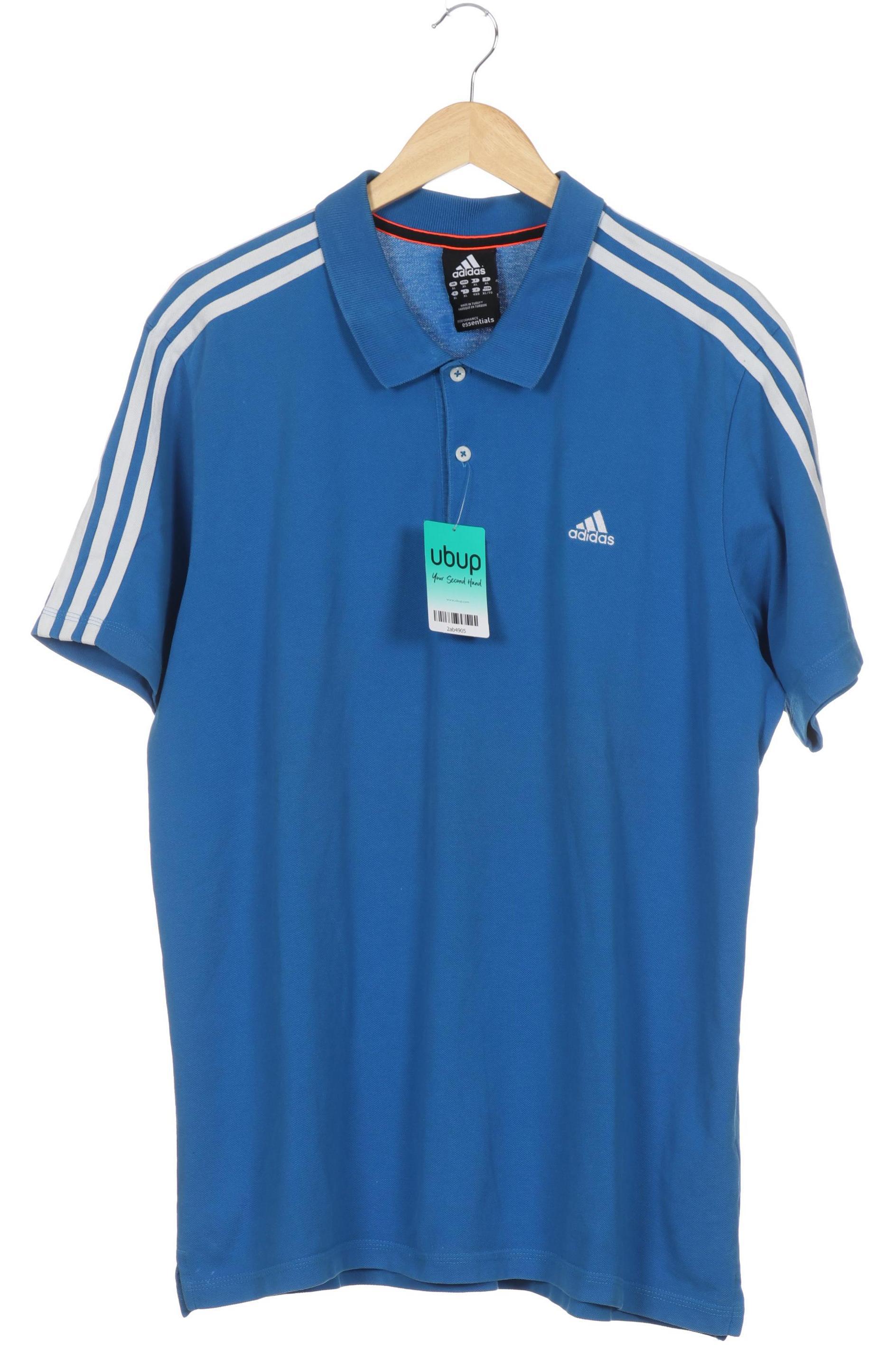 Thumbnail - adidas Herren Poloshirt, blau, Gr.