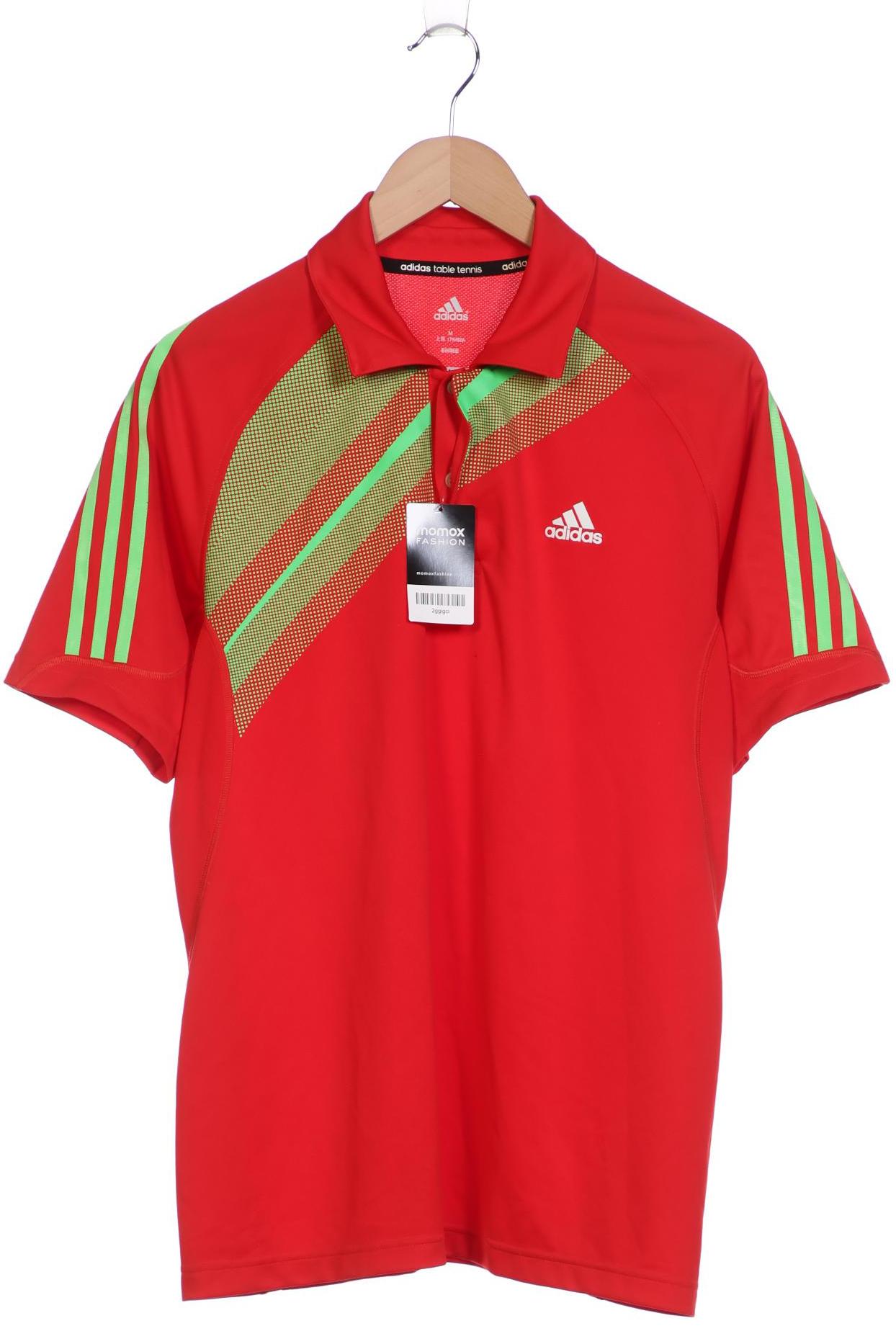 

adidas Herren Poloshirt, rot, Gr. 48