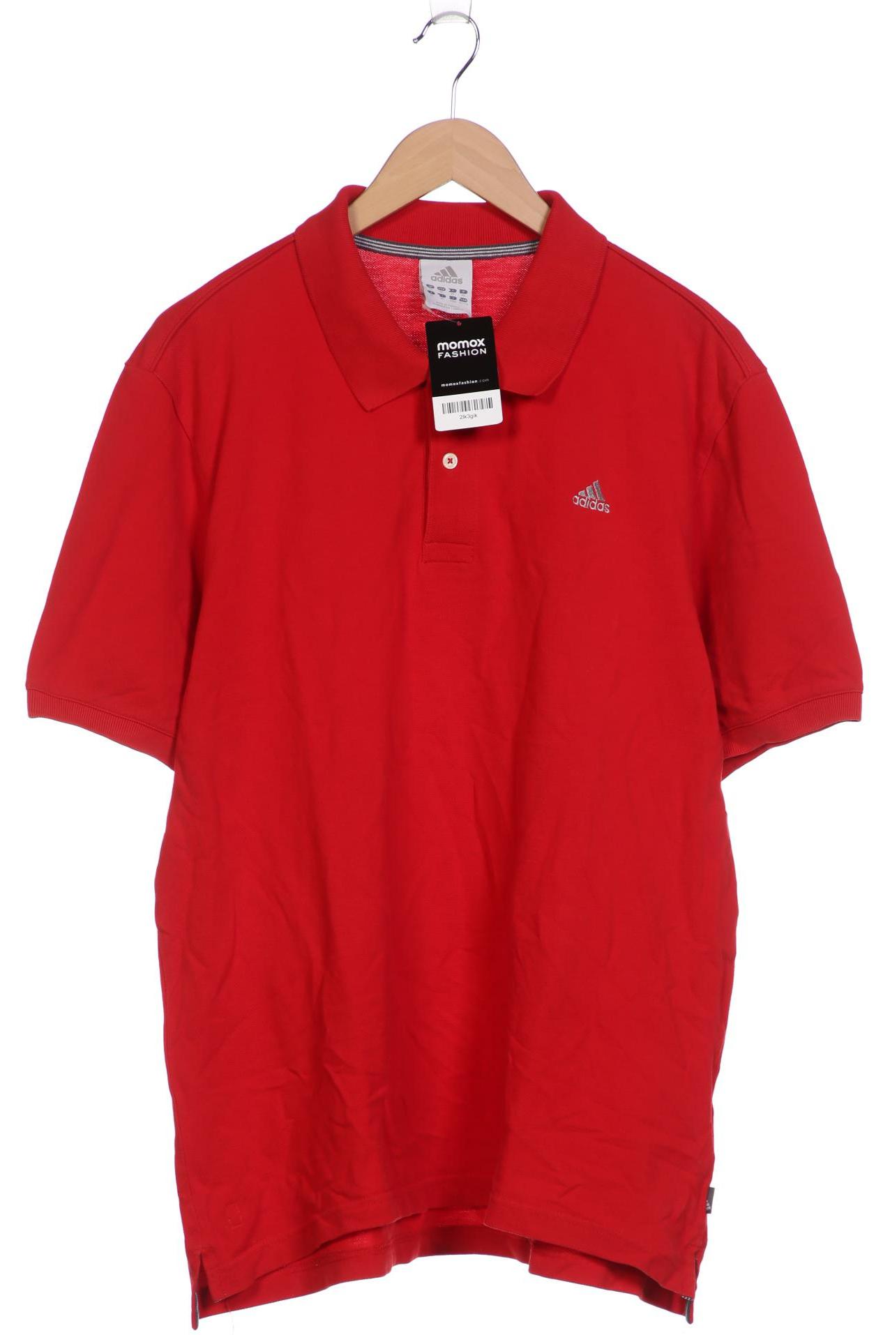 

adidas Herren Poloshirt, rot, Gr. 54
